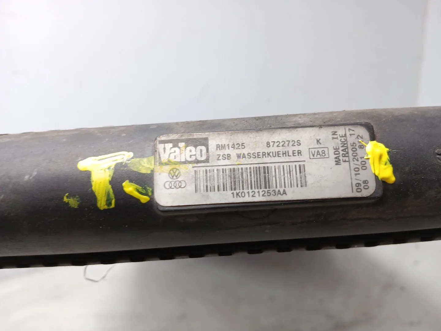 Radiador Agua para Volkswagen Golf V (1K1)
