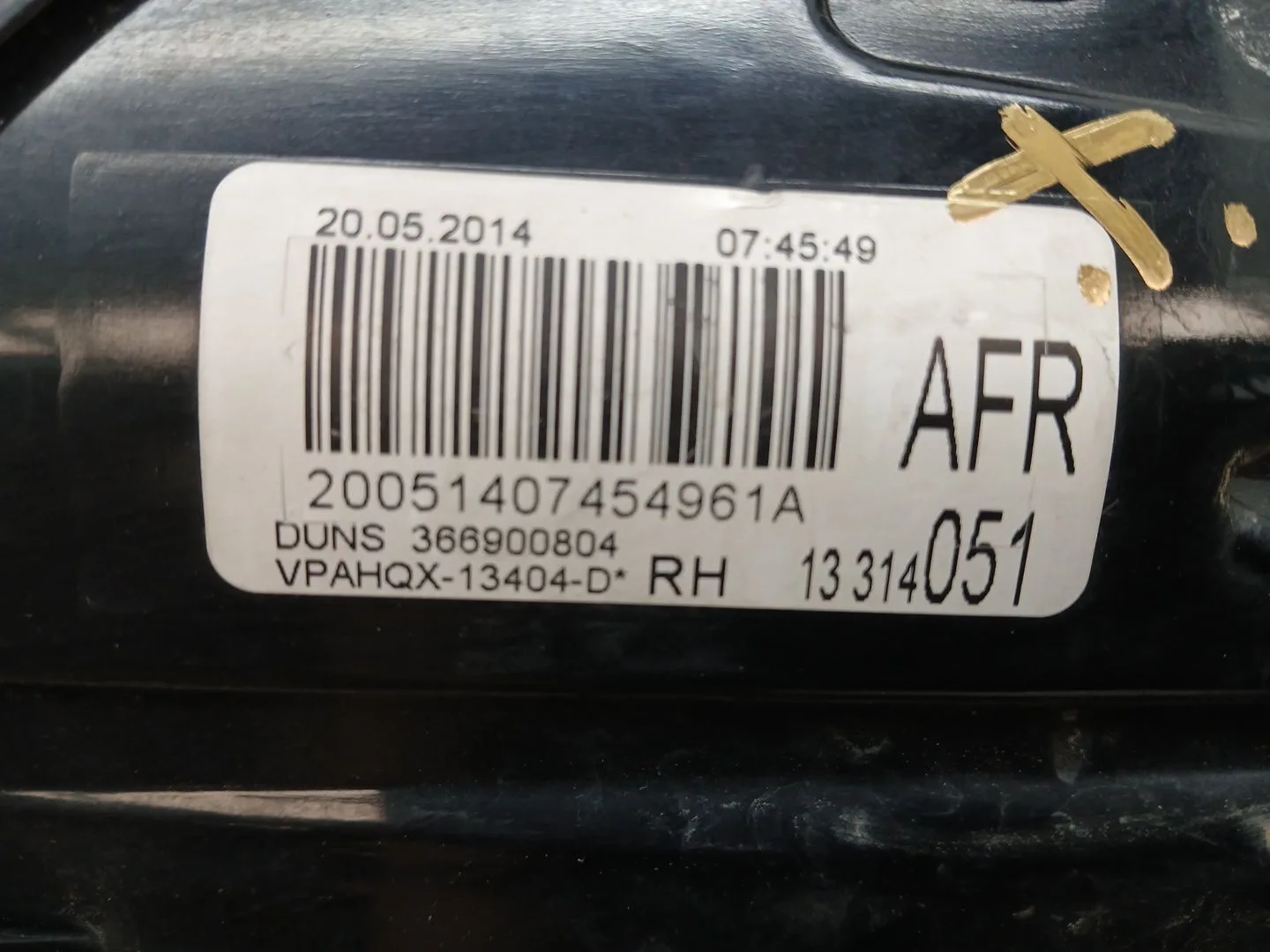 Piloto Trasero Derecho para Opel Astra J Sports Tourer (P10)