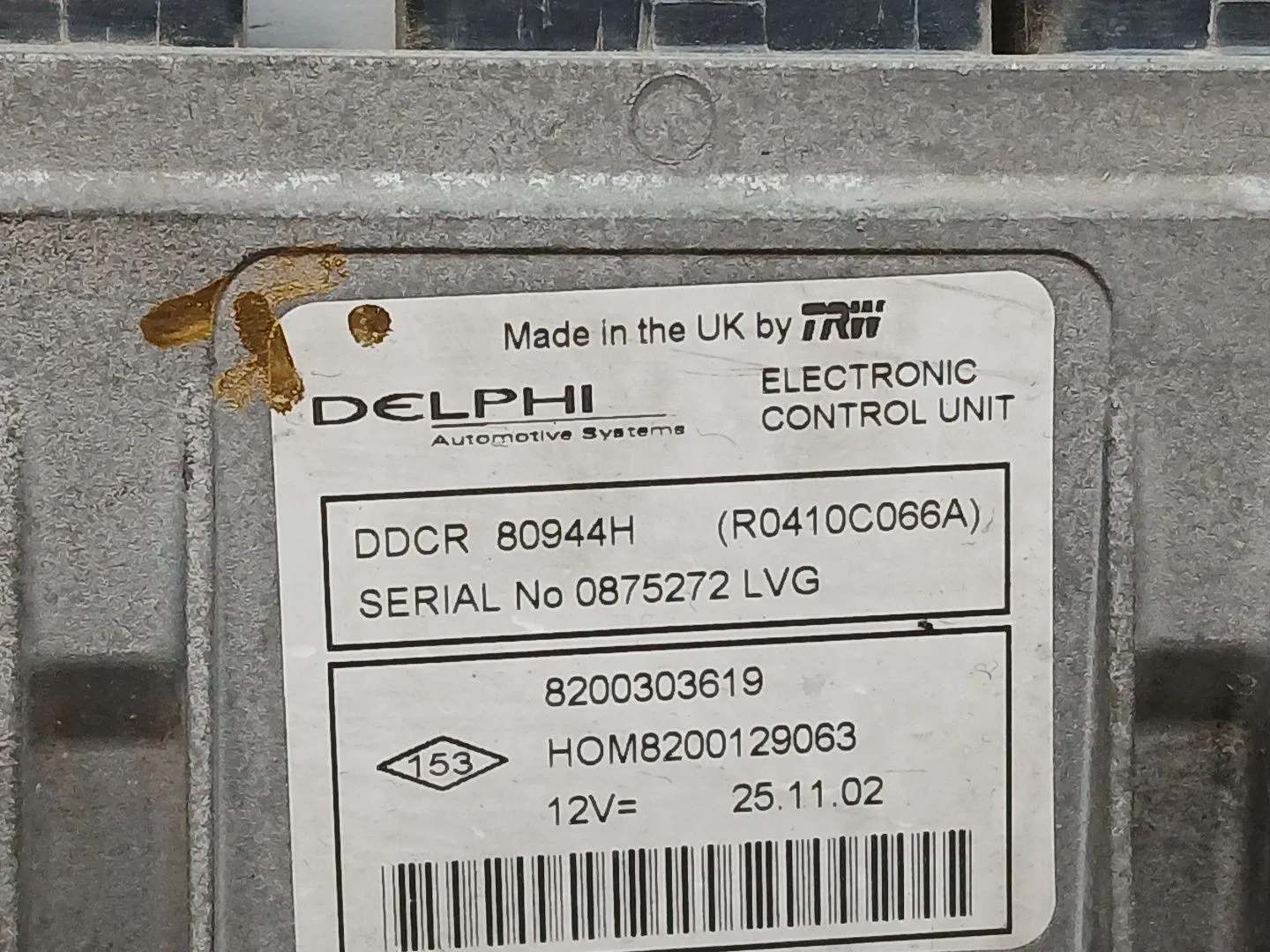 Centralita Motor Uce para Renault Clio Ii (Bb_, Cb_)