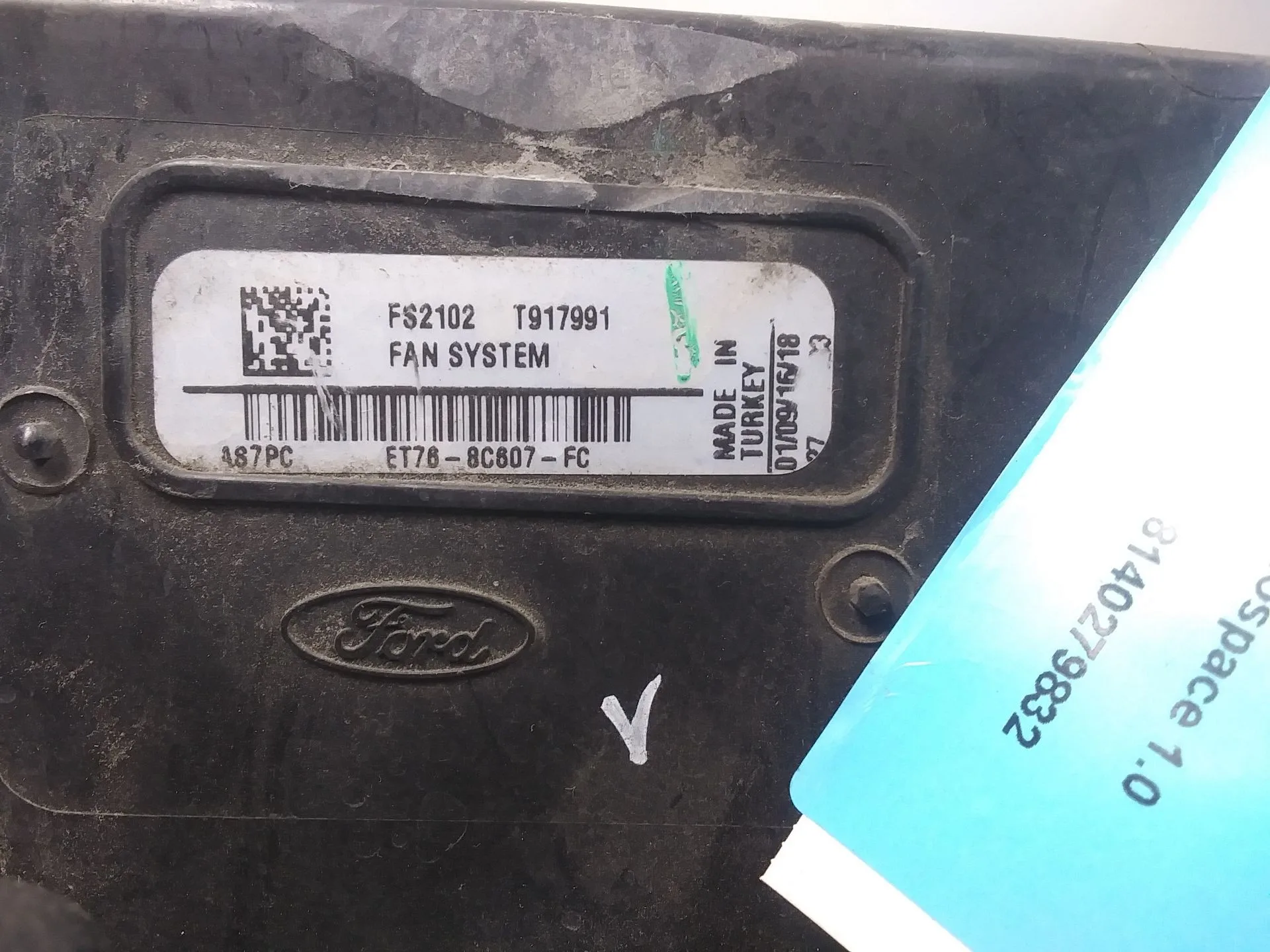 Electroventilador para Ford Transit Courier B460 Monospace