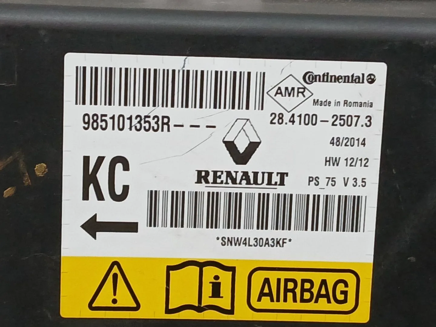 Kit Airbag para Renault Megane Iii Coupe (Dz0/1_)