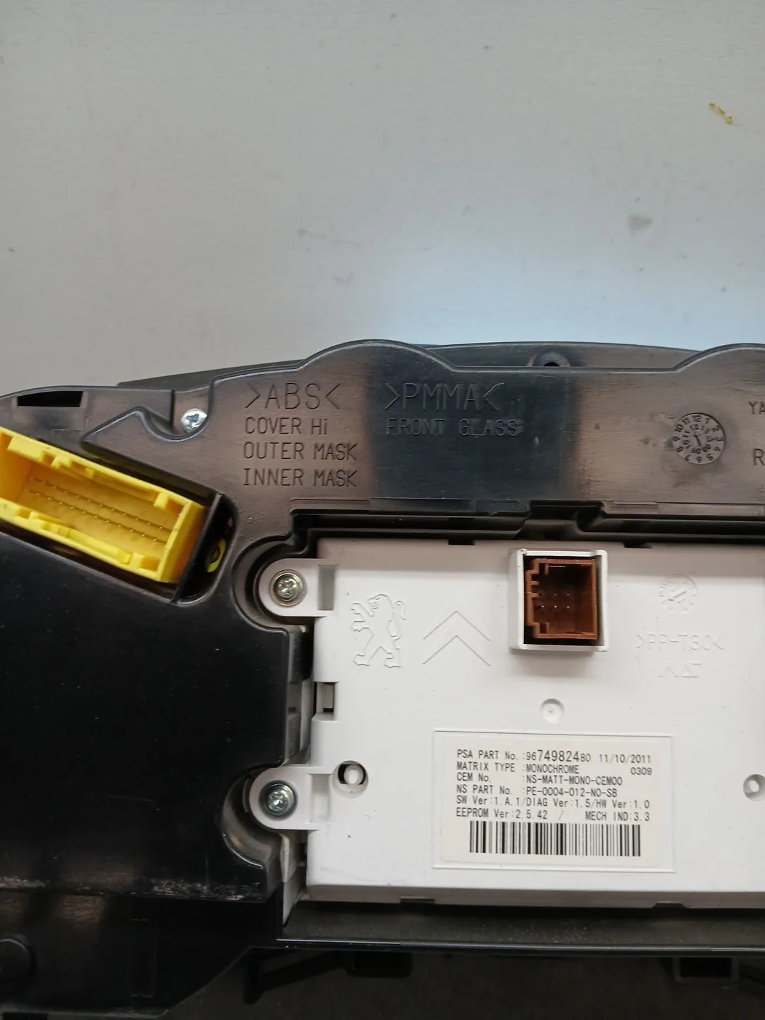 Cuadro Instrumentos para Peugeot 5008 (0U_, 0E_)