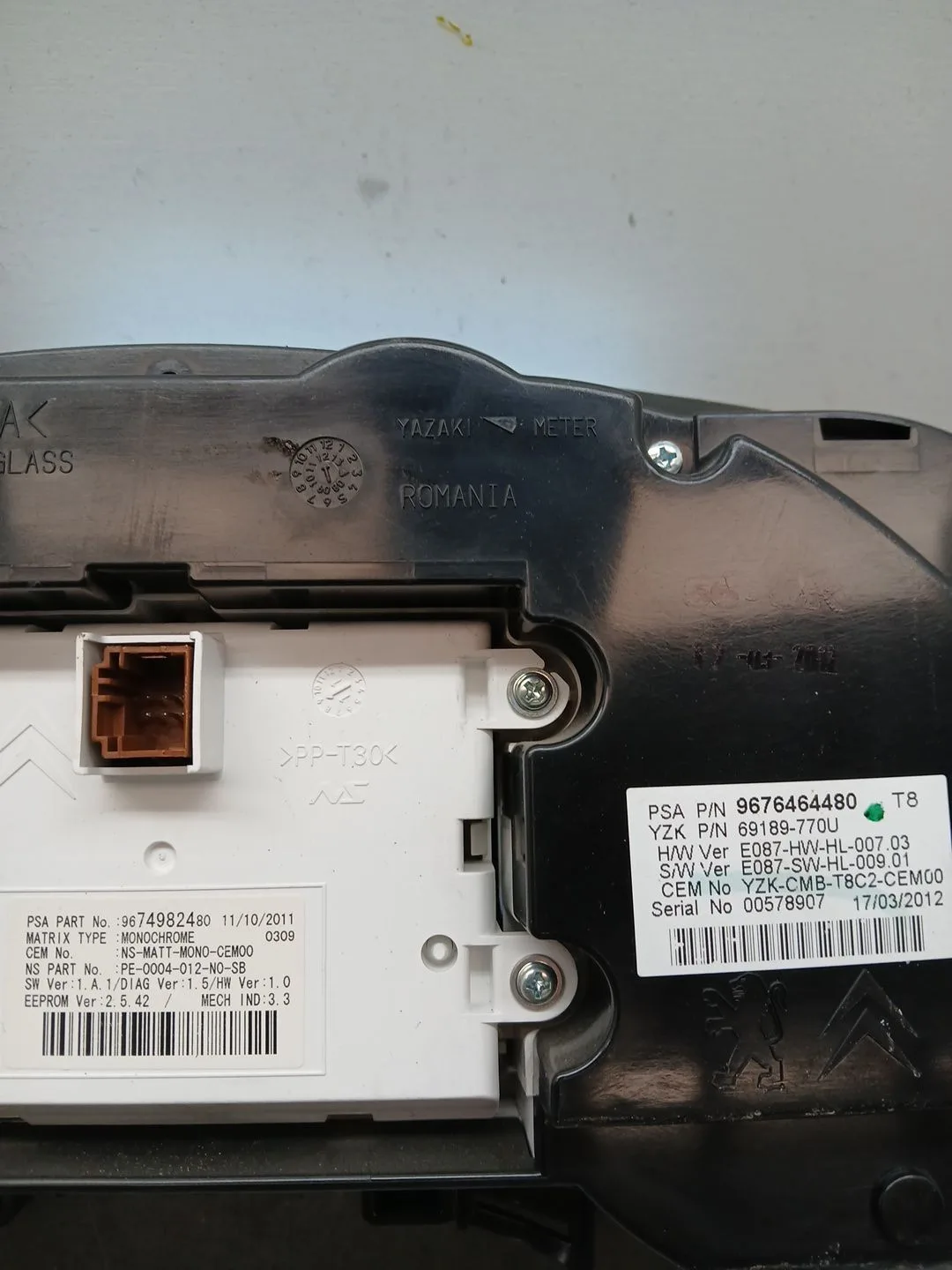 Cuadro Instrumentos para Peugeot 5008 (0U_, 0E_)