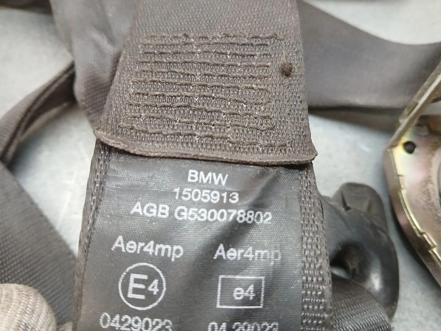 Cinturon Seguridad Delantero Derecho para Mini Mini (R50,R53)