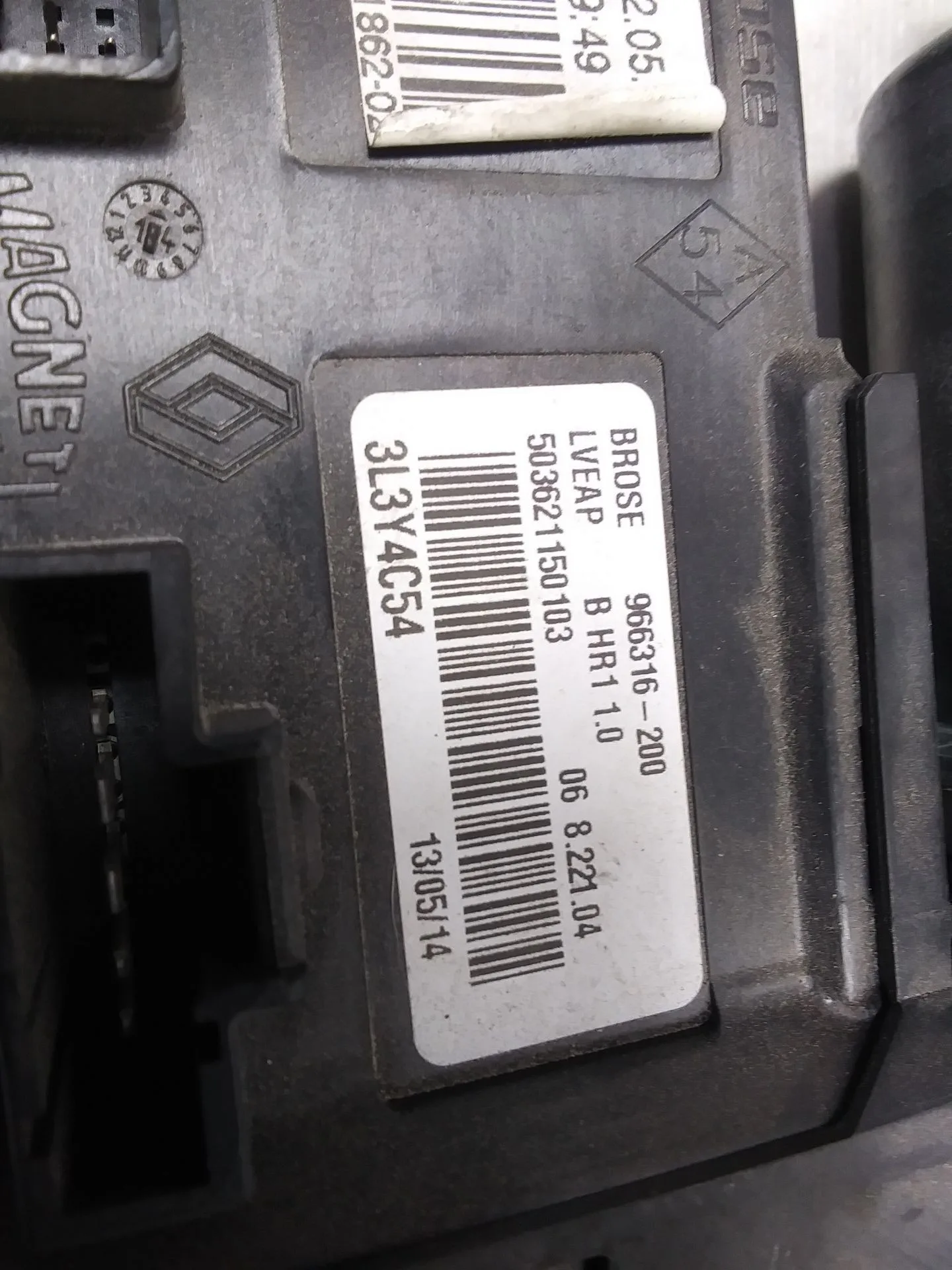 Motor Techo Electrico para Renault Scenic Iii