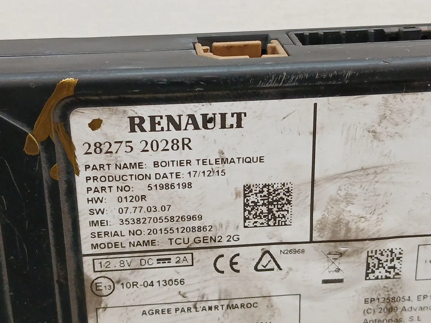 Modulo Electronico para Renault Scenic Iii (Jz0/1_)