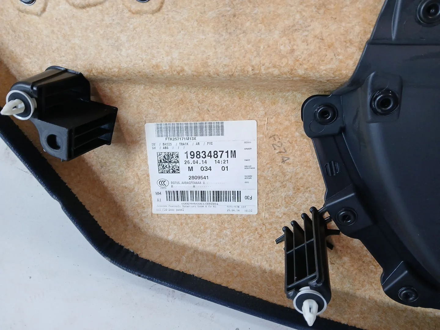 Guarnecido Puerta Trasera Derecha para Bmw 3 Touring (F31)