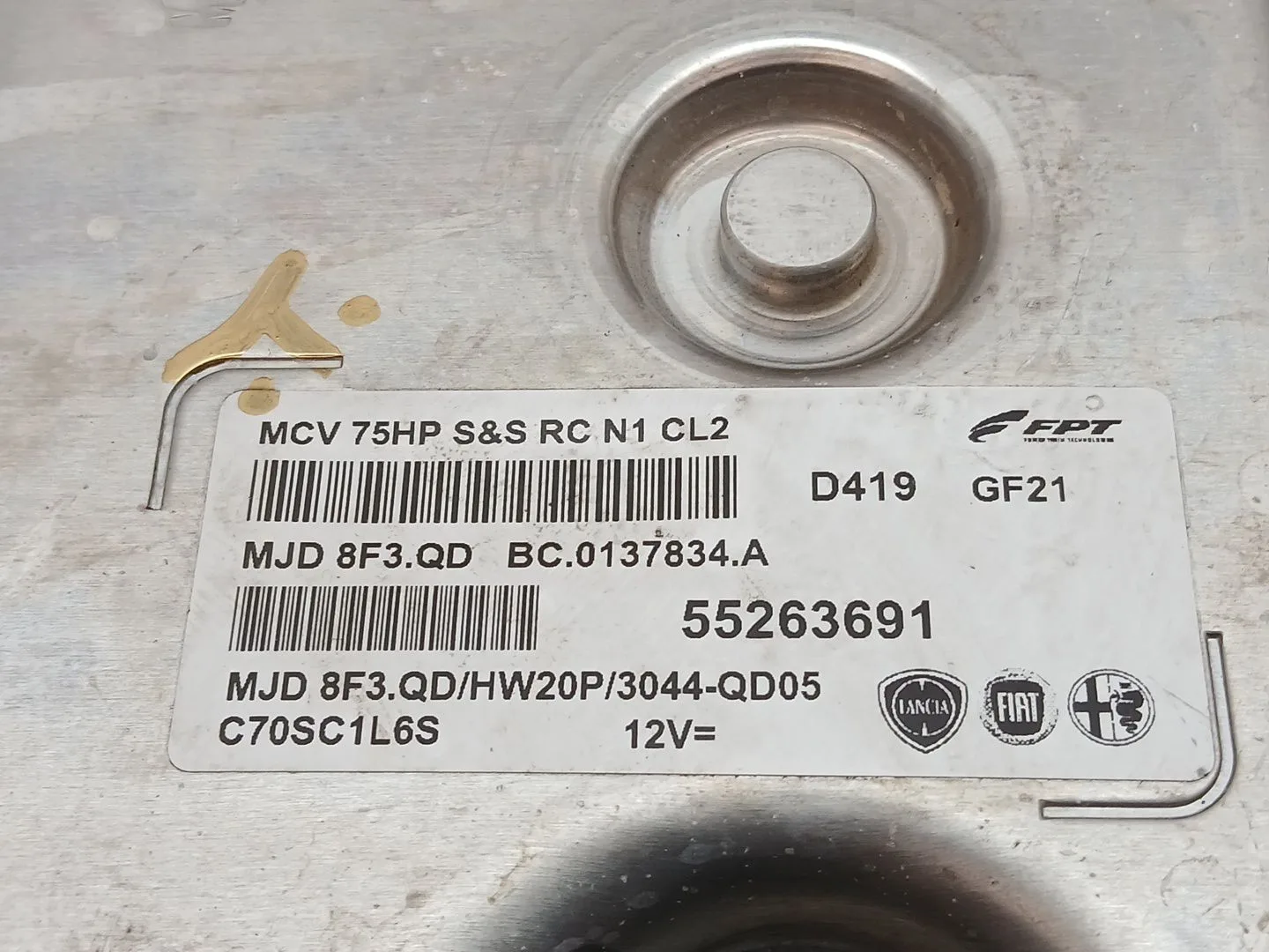 Centralita Motor Uce para Fiat Fiorino Furgoneta/Monovolumen (225_)