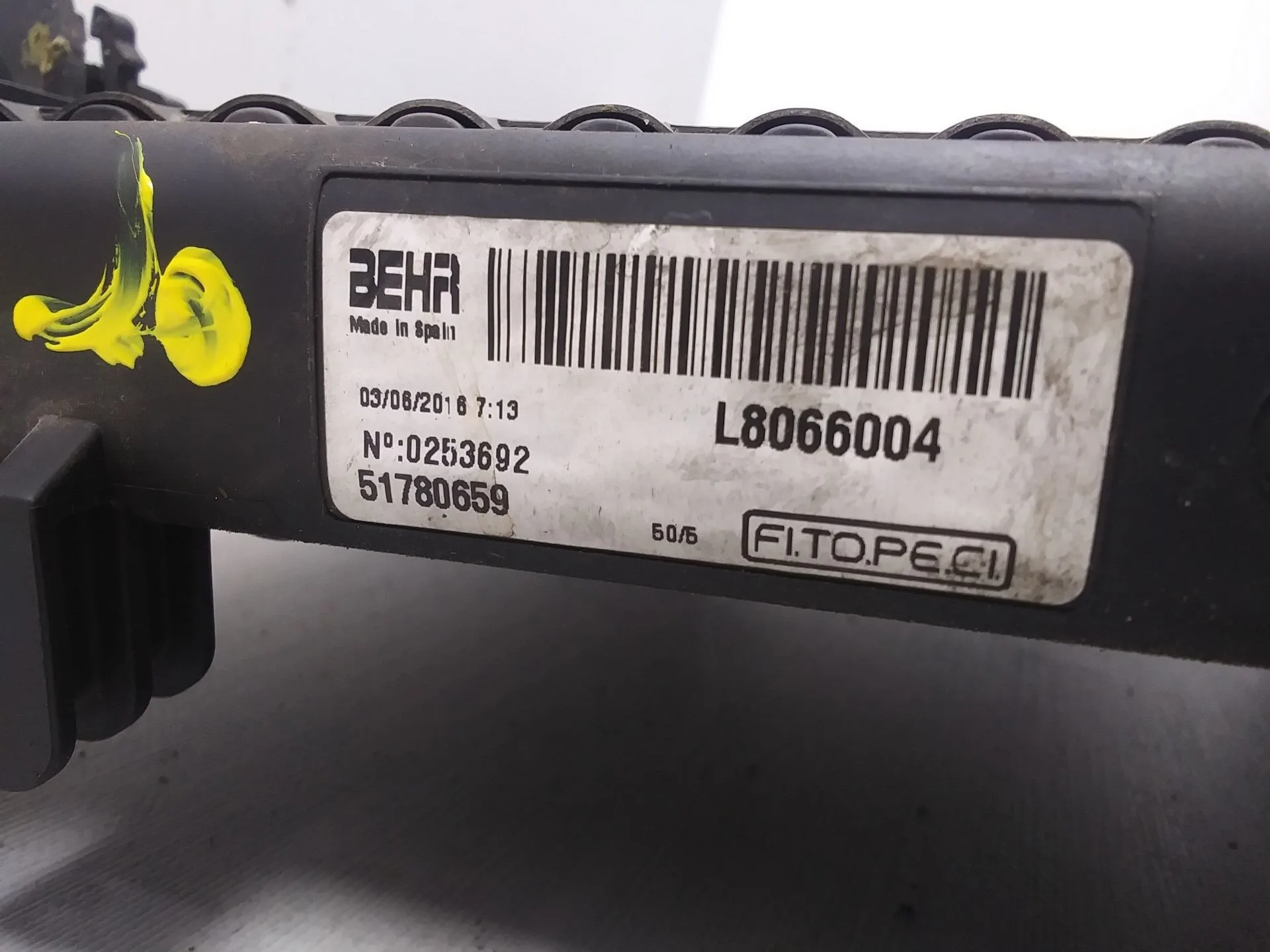 Radiador Agua para Fiat Fiorino Furgoneta/Monovolumen (225_)