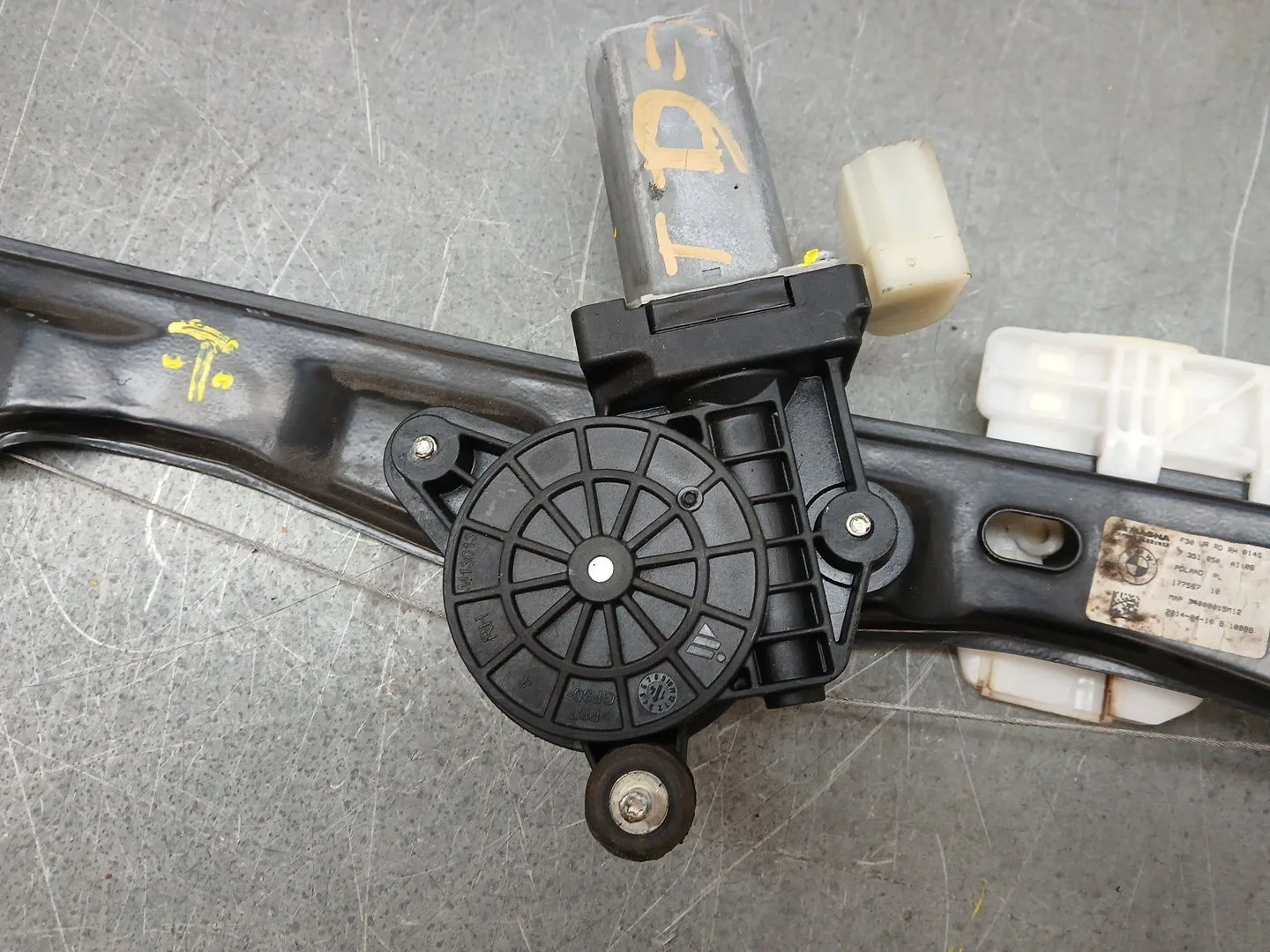 Elevalunas Trasero Derecho para Bmw 3 Touring (F31)