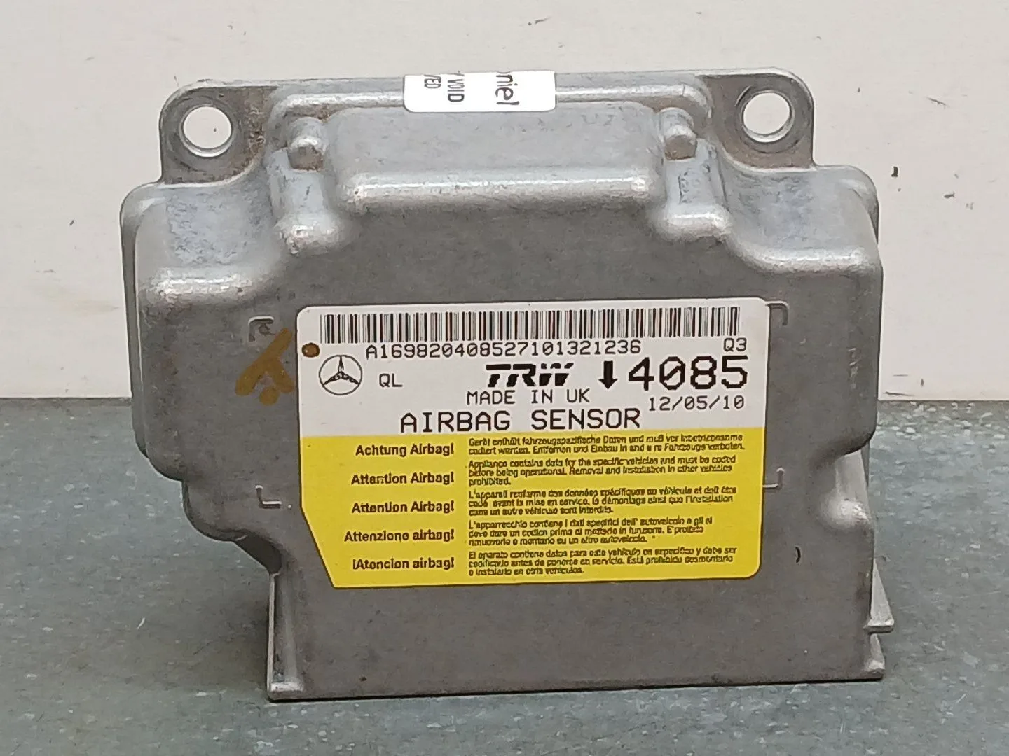 Centralita Airbag para Mercedes-Benz Clase B (W245)