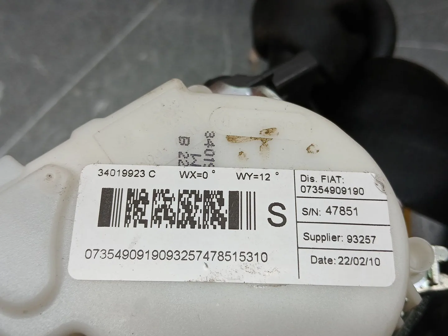 Cinturon Seguridad Delantero Izquierdo para Fiat Bravo (198)