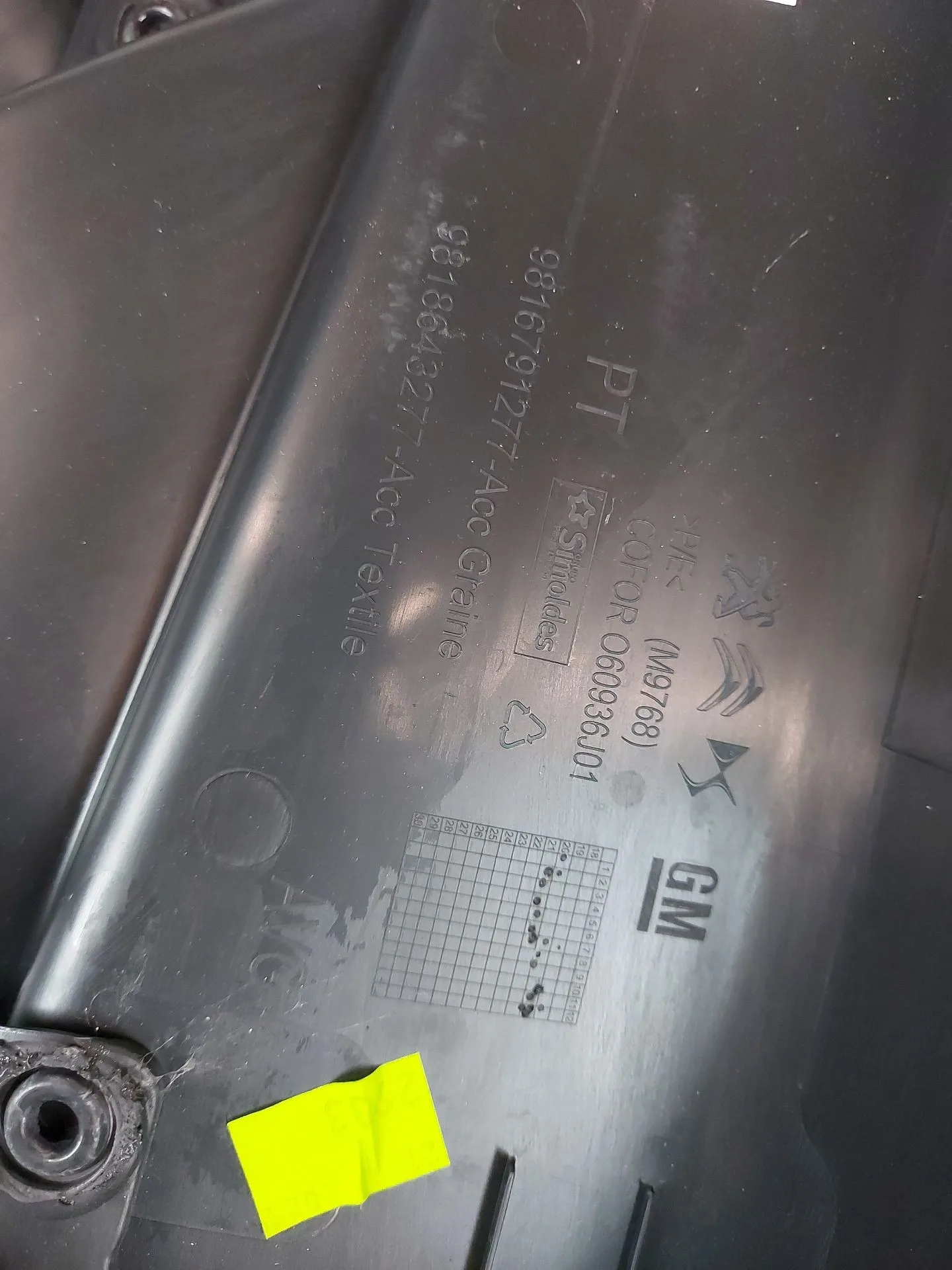 Guarnecido Puerta Delantera Izquierda para Opel Combo E Tour / Life (K9)