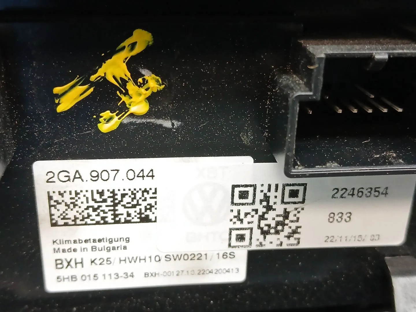 Mando Climatizador para Volkswagen T-Roc (A11, D11)