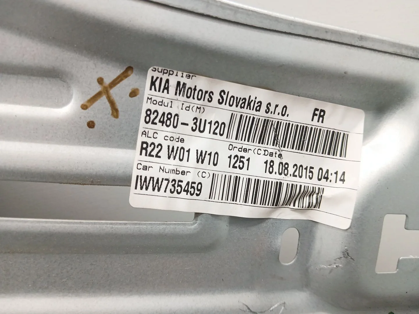 Elevalunas Delantero Derecho para Kia Sportage Iii (Sl)
