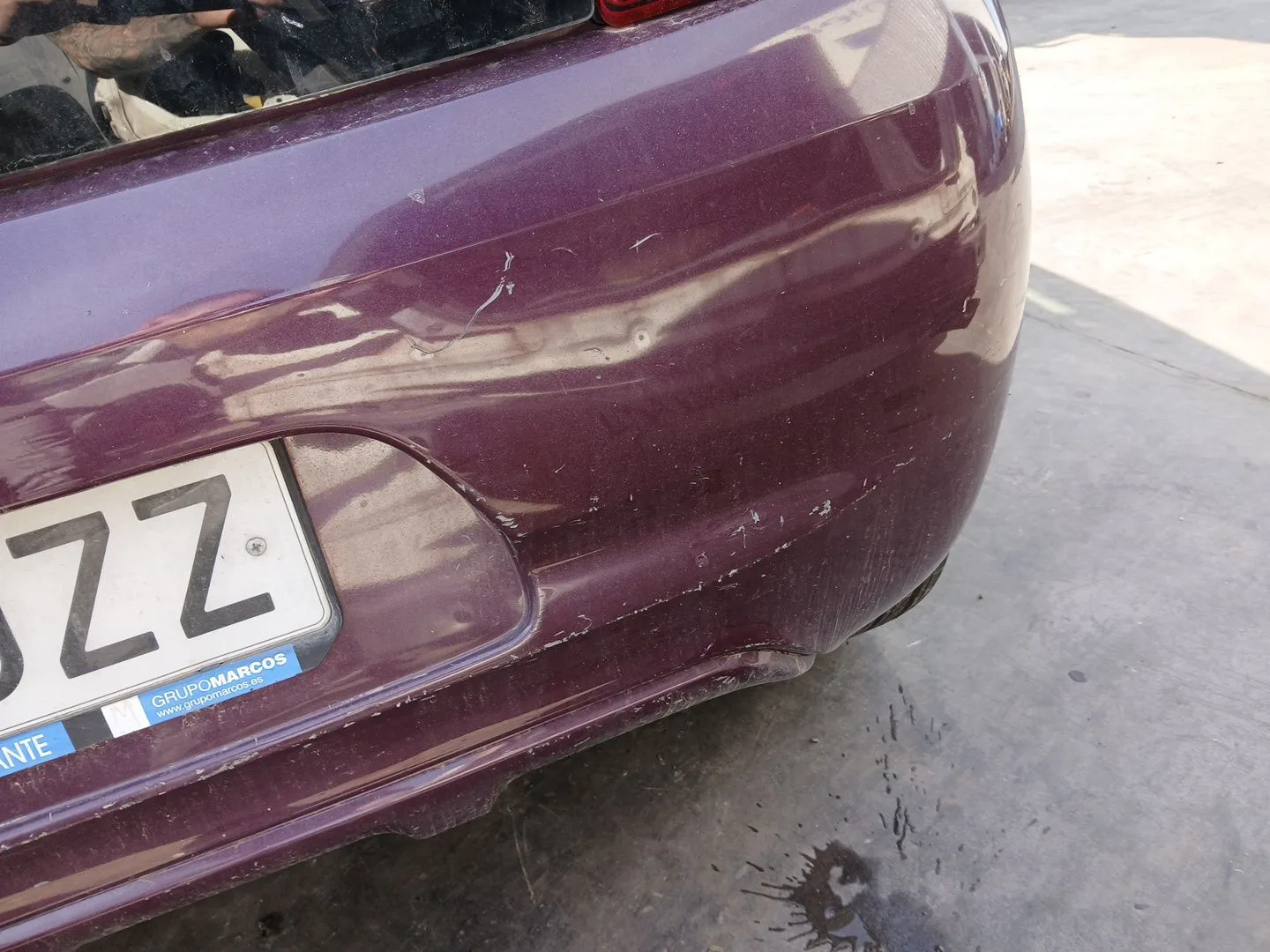 Paragolpes Trasero para Peugeot 108