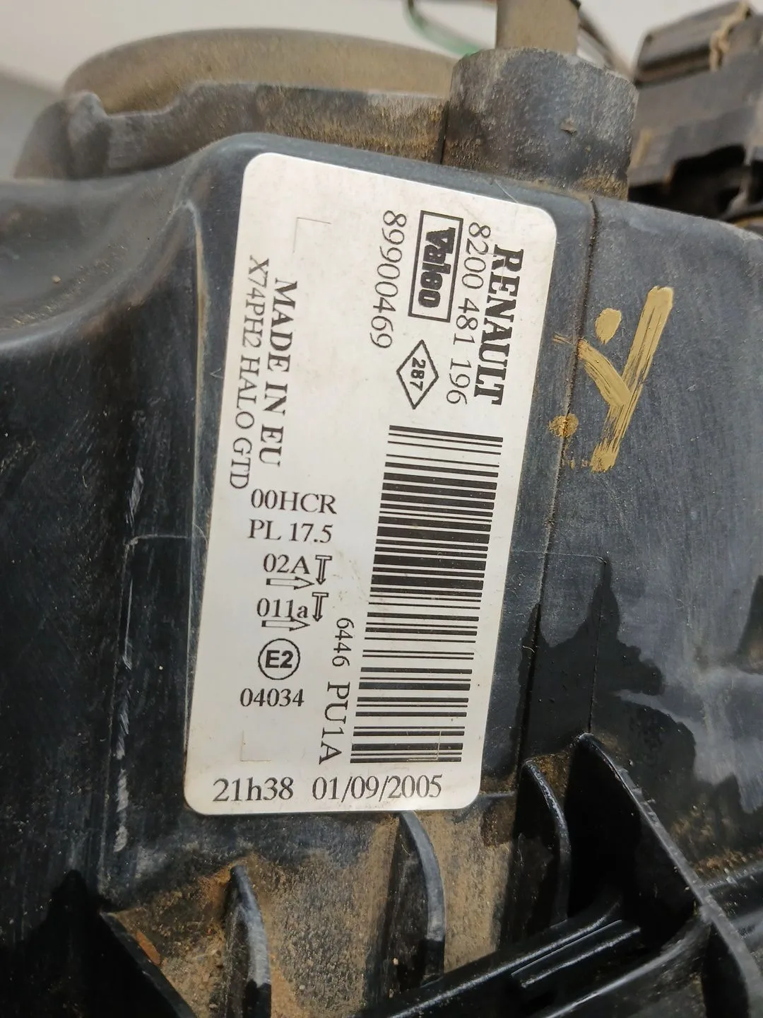 Faro Izquierdo para Renault Laguna Ii (Bg0/1_)