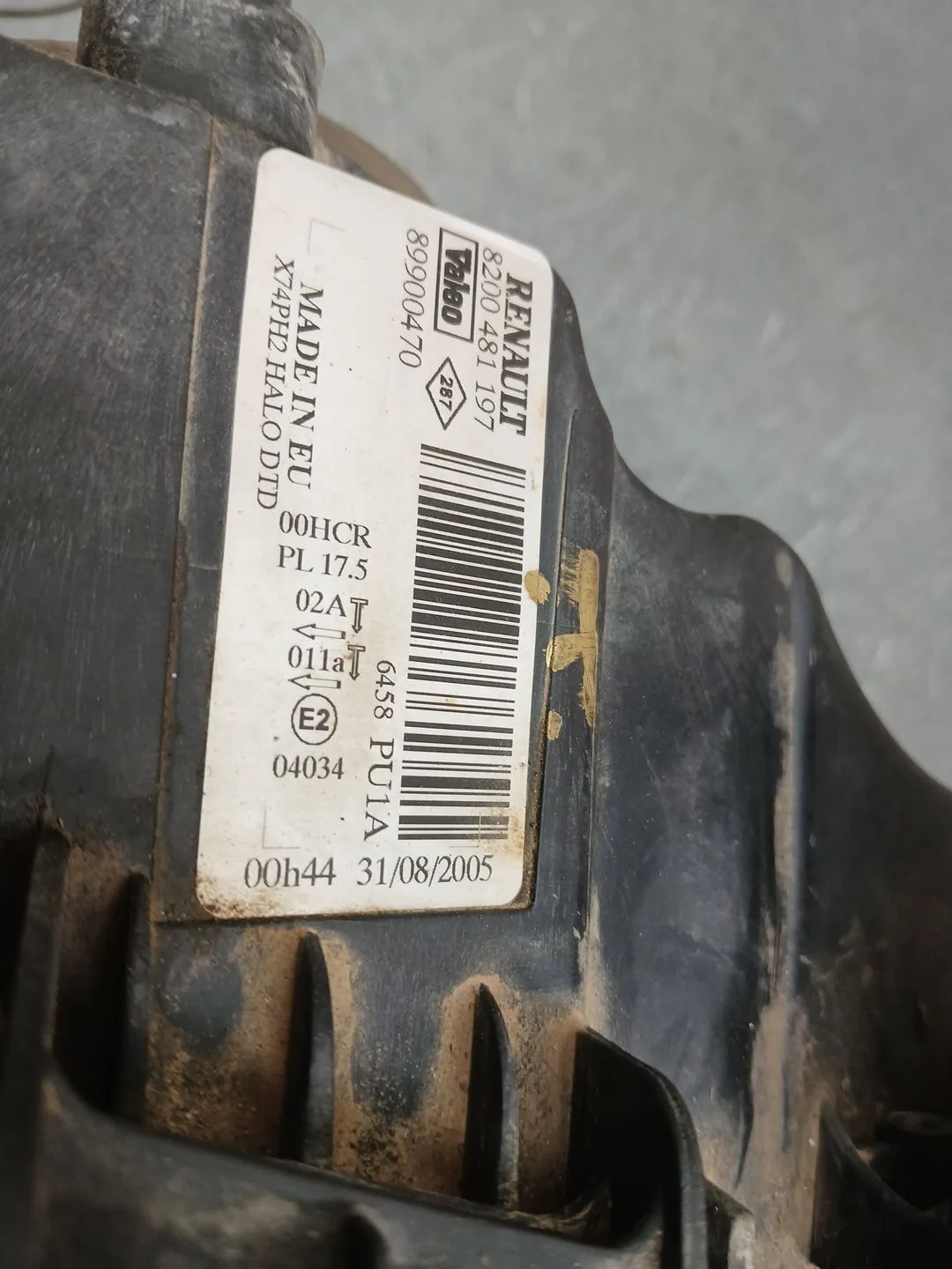 Faro Derecho para Renault Laguna Ii (Bg0/1_)