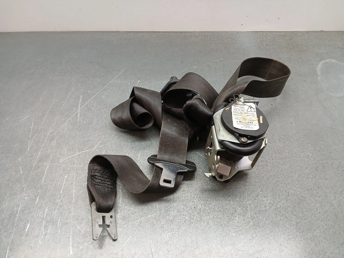 Cinturon Seguridad Delantero Izquierdo para Renault Scenic Iii