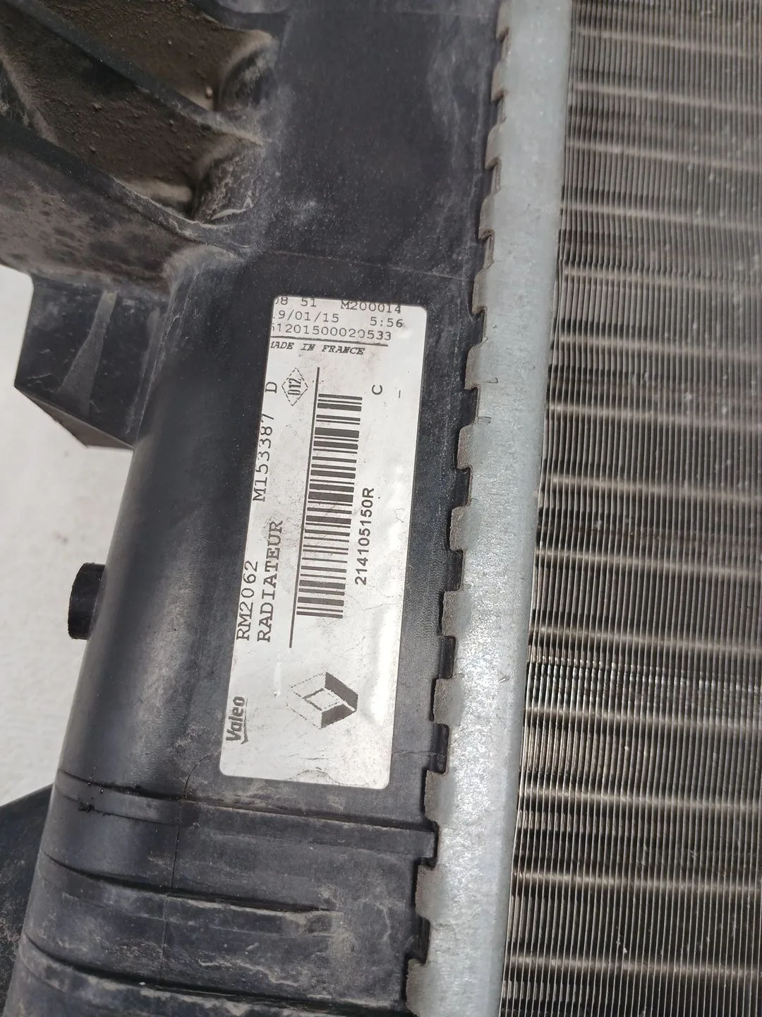 Radiador Agua para Renault Scenic Iii