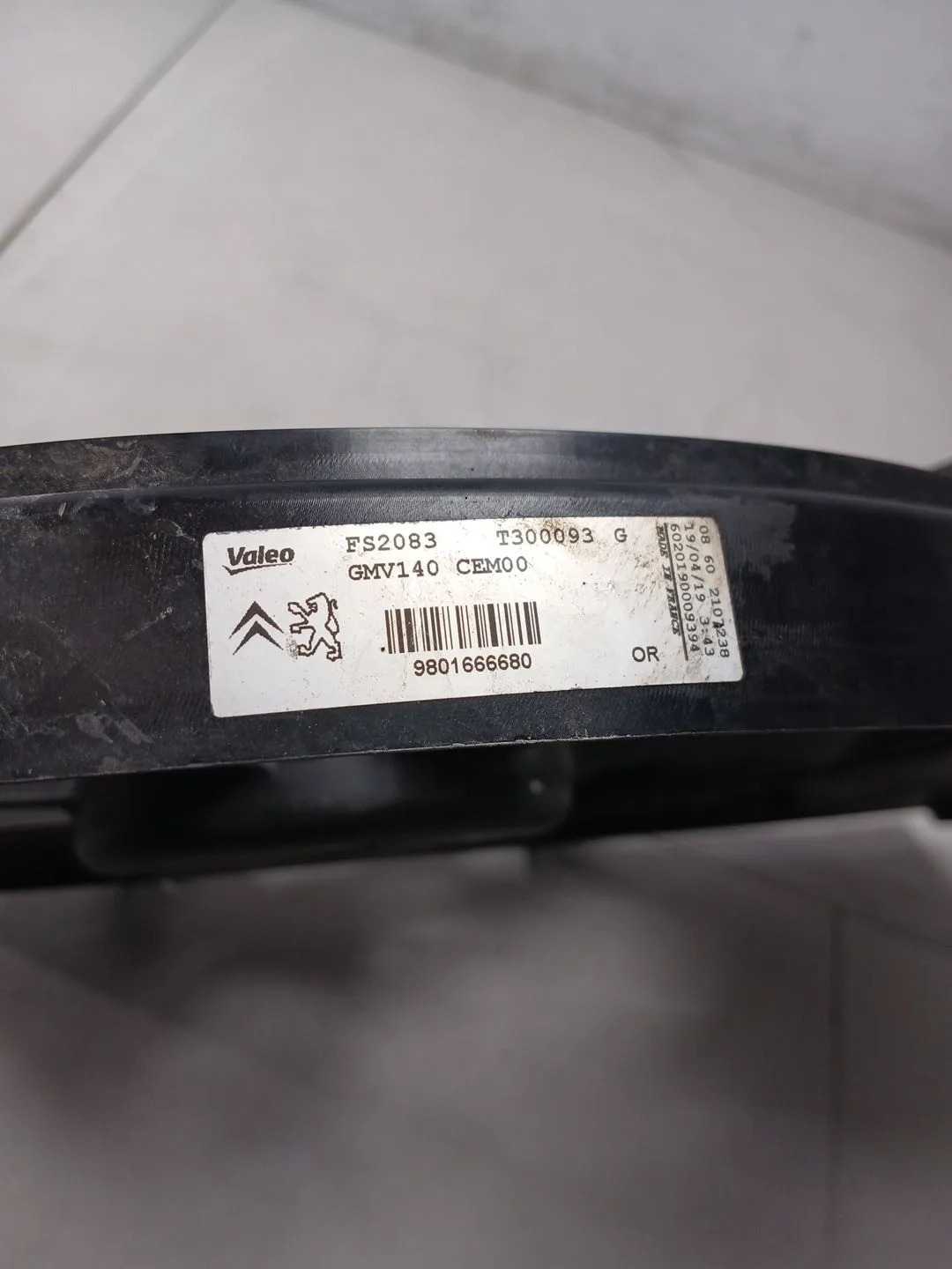 Electroventilador para Peugeot 2008 (--.2013->)
