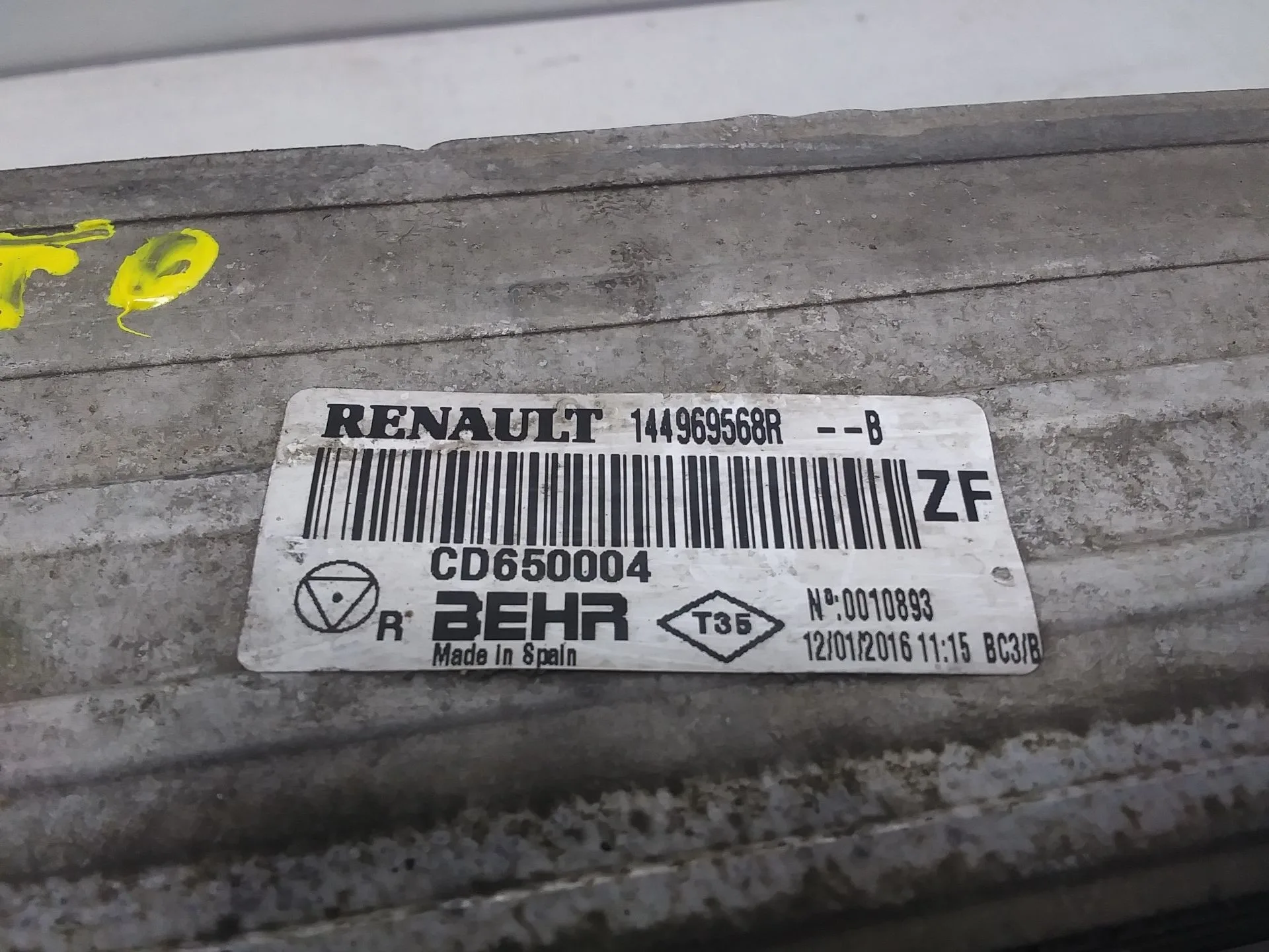 Intercooler para Renault Scenic Iii (Jz0/1_)
