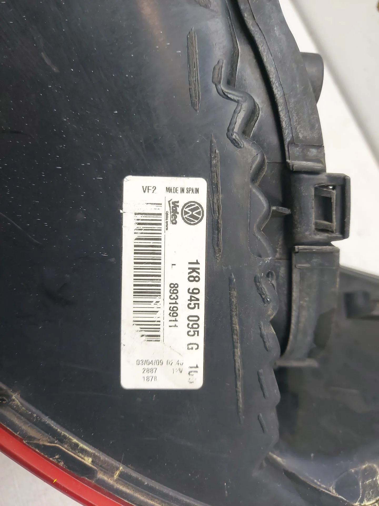 Piloto Trasero Izquierdo para Volkswagen Scirocco Iii (137, 138)