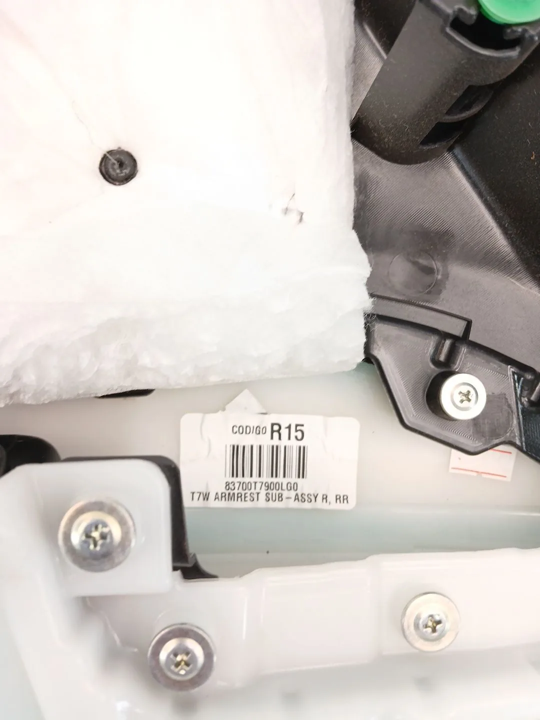 Guarnecido Puerta Trasera Derecha para Honda Hr-V (Ru)