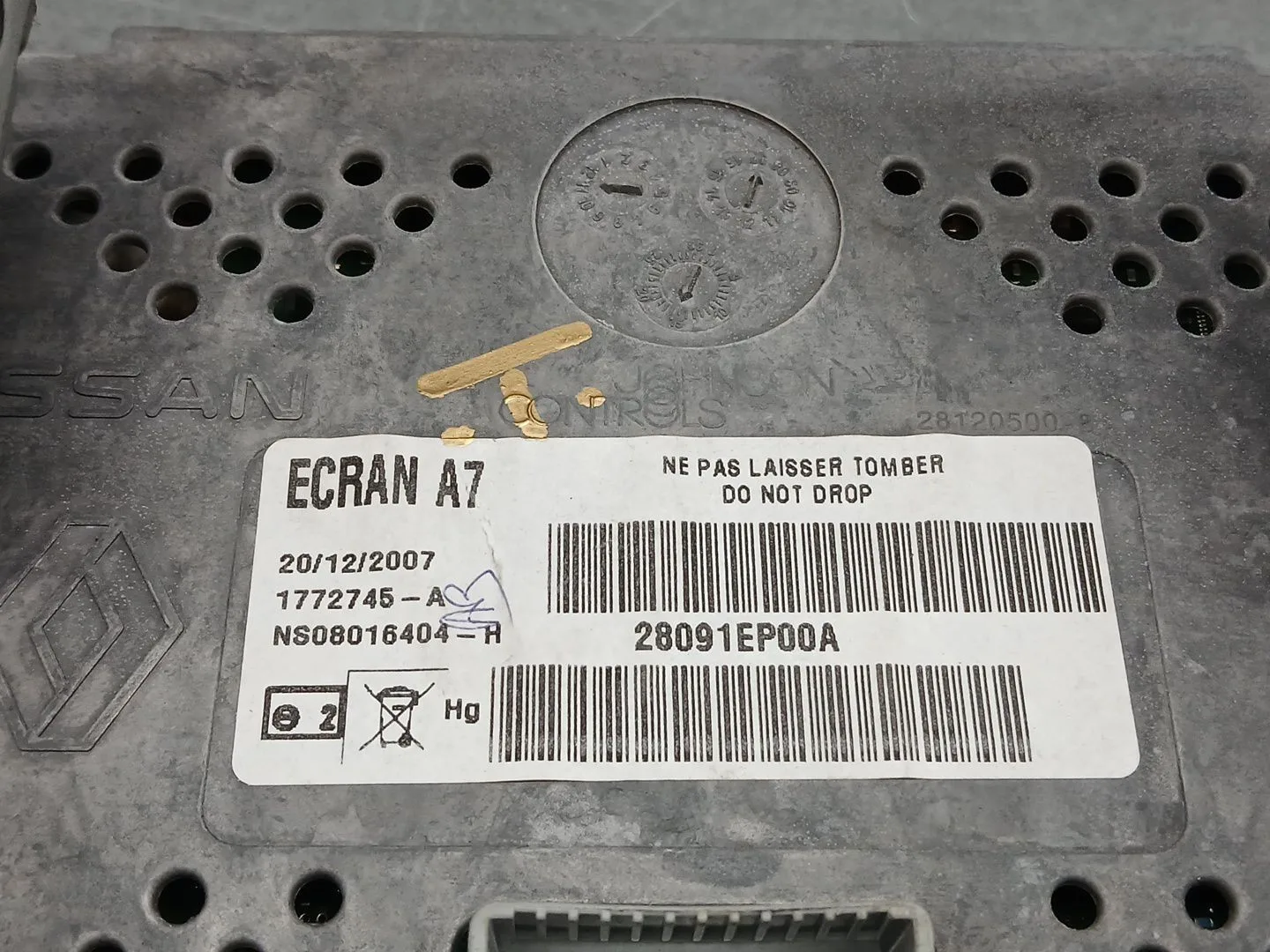 Pantalla Multifuncion para Nissan Qashqai I (J10, Nj10)