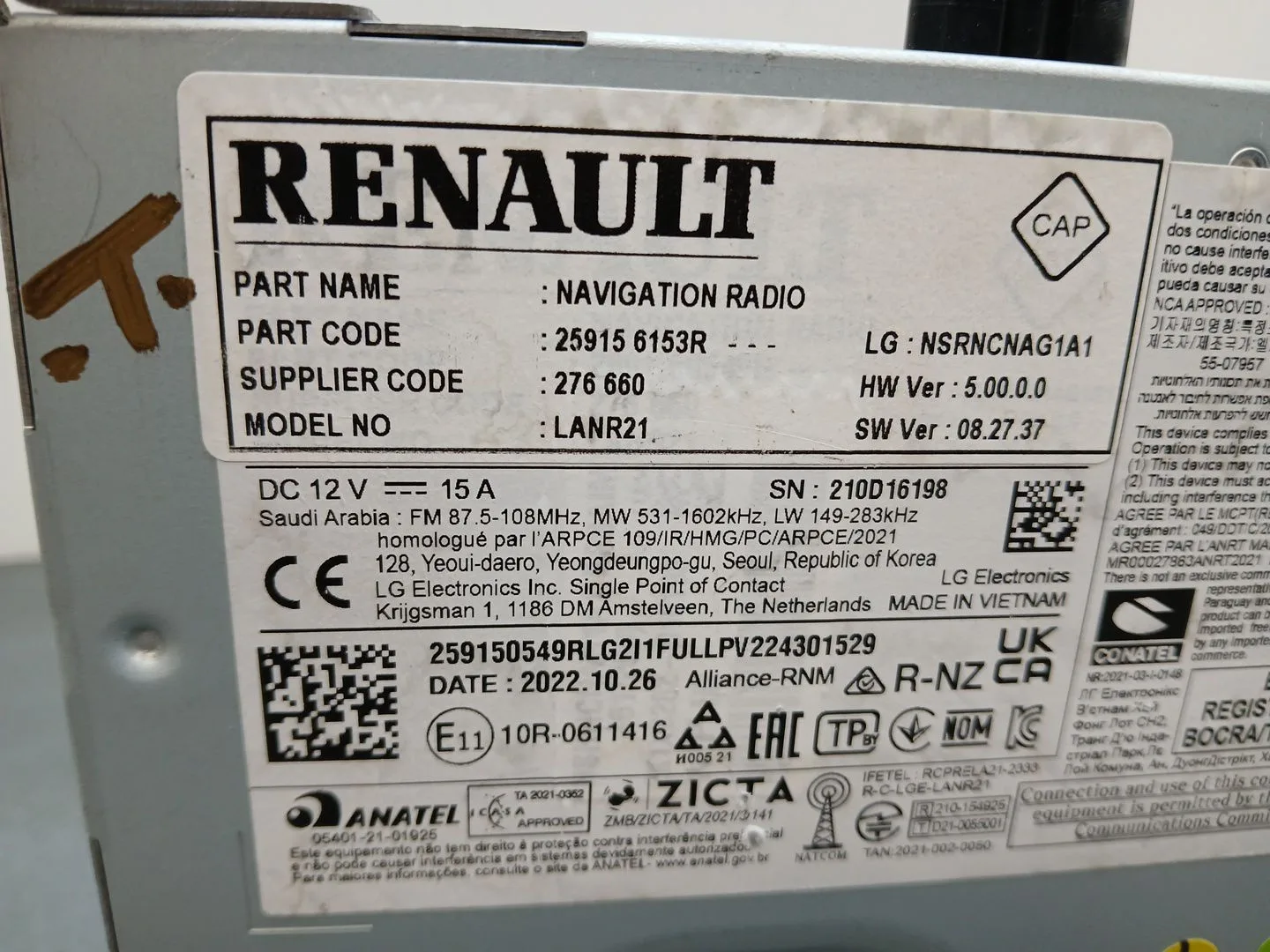 Modulo Electronico para Renault Megane E-Tech Suv