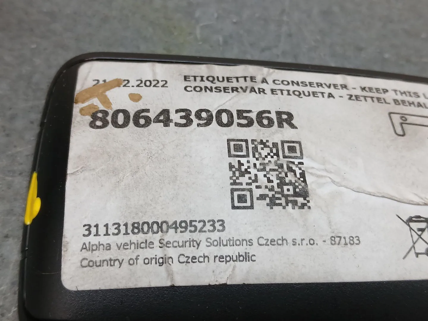 Conmutador De Arranque para Renault Megane E-Tech Suv