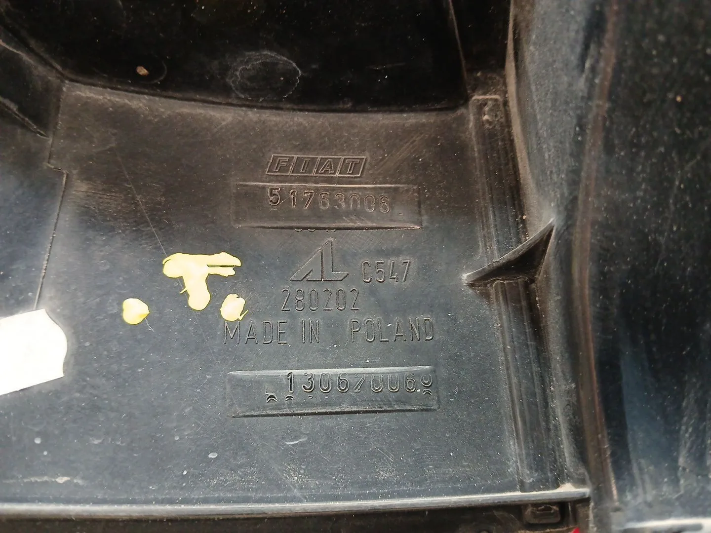 Piloto Trasero Derecho para Fiat Panda / Panda Classic (169_)