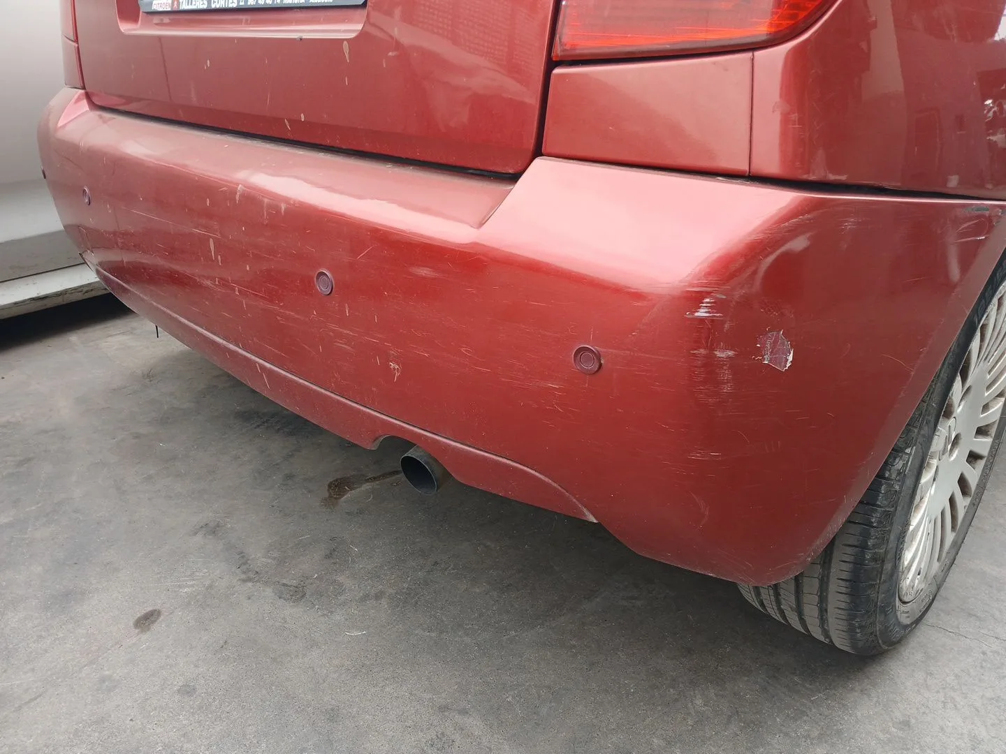 Paragolpes Trasero para Citroën C2 (Jm_)
