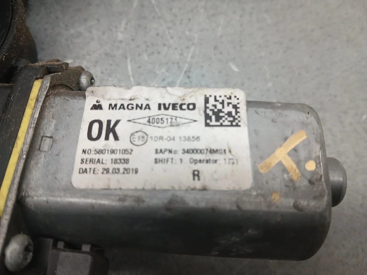 Elevalunas Delantero Derecho para Iveco Daily Vi Furgoneta
