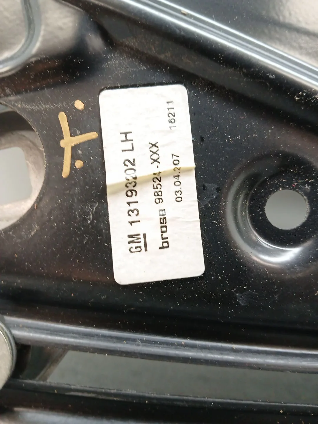 Elevalunas Trasero Izquierdo para Opel Astra Twin Top