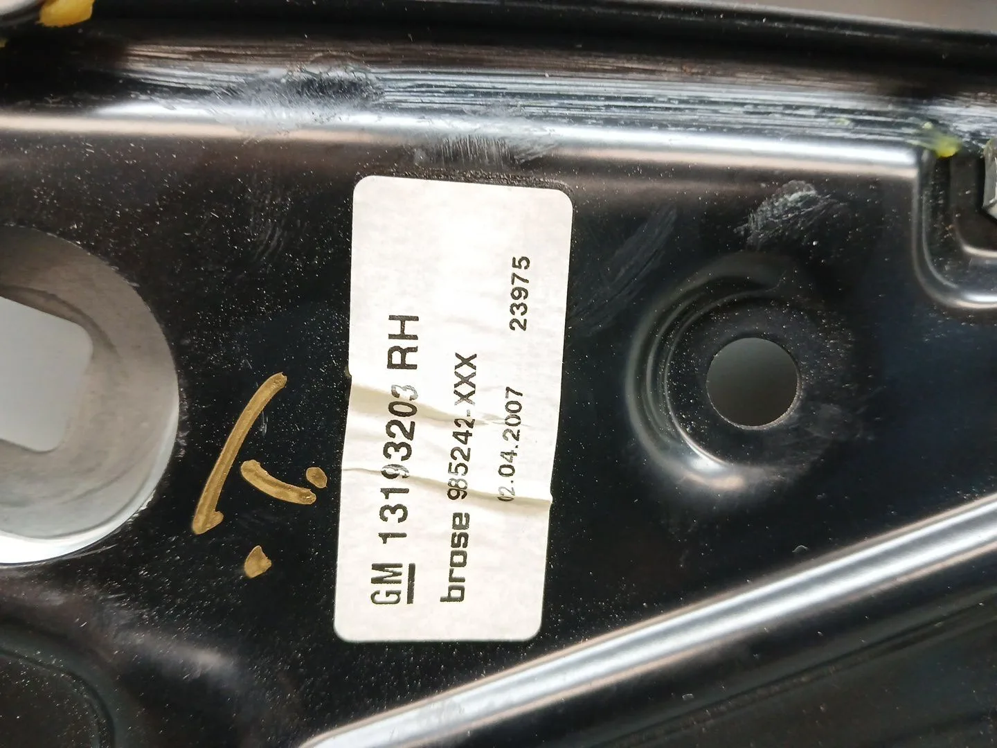 Elevalunas Trasero Derecho para Opel Astra Twin Top