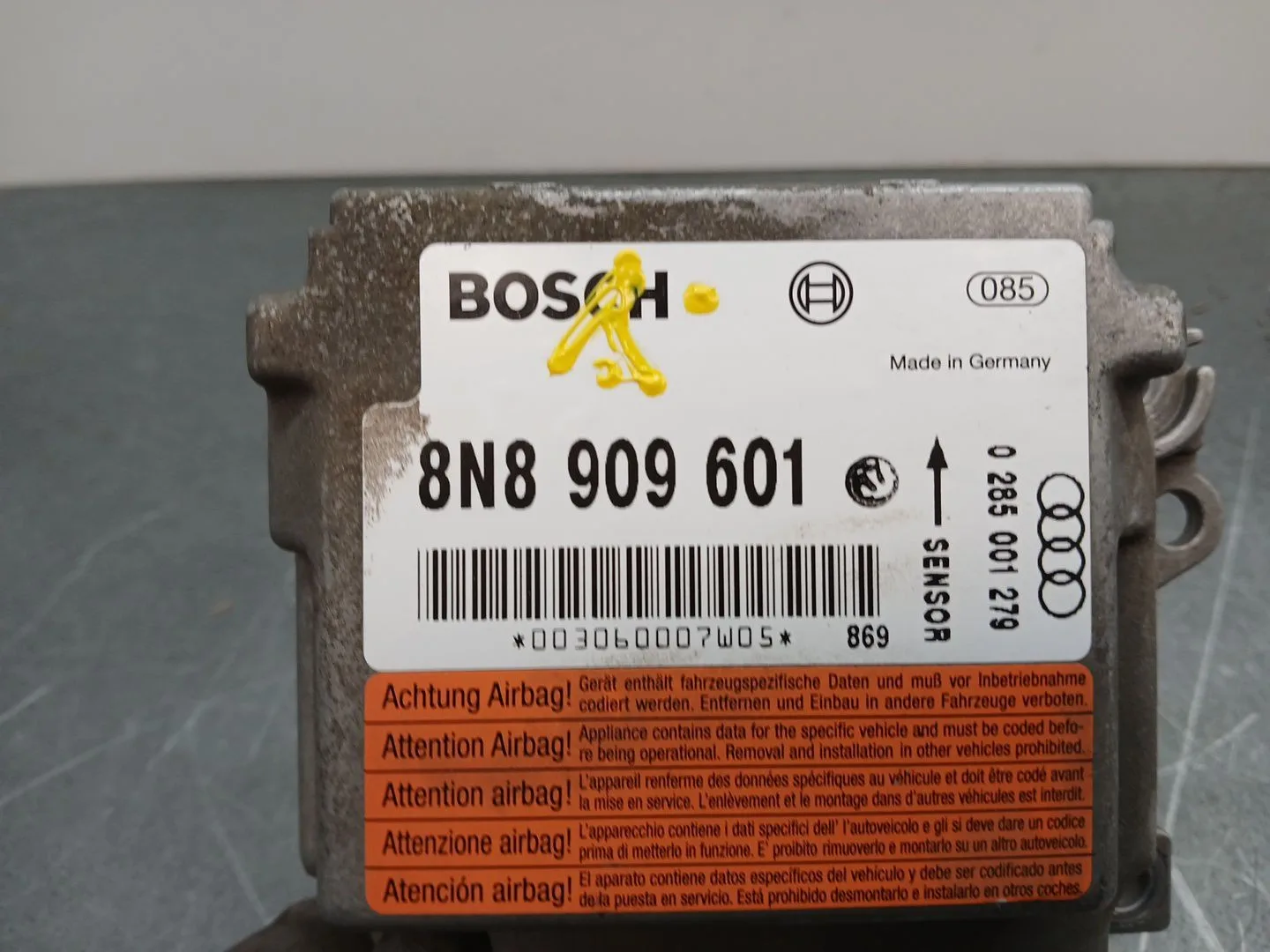 Kit Airbag para Audi Tt (8N3)