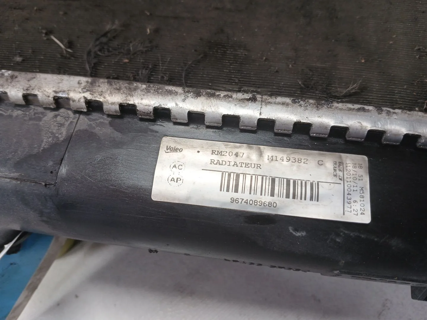 Radiador Agua para Citroën C4 Lim.