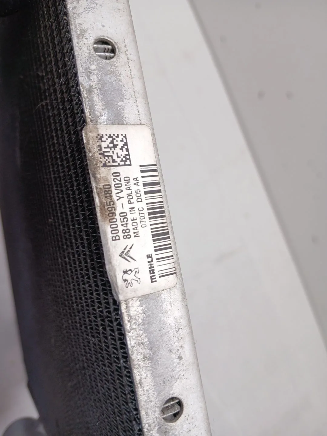 Condensador / Radiador Aire Acondicionado para Peugeot 108