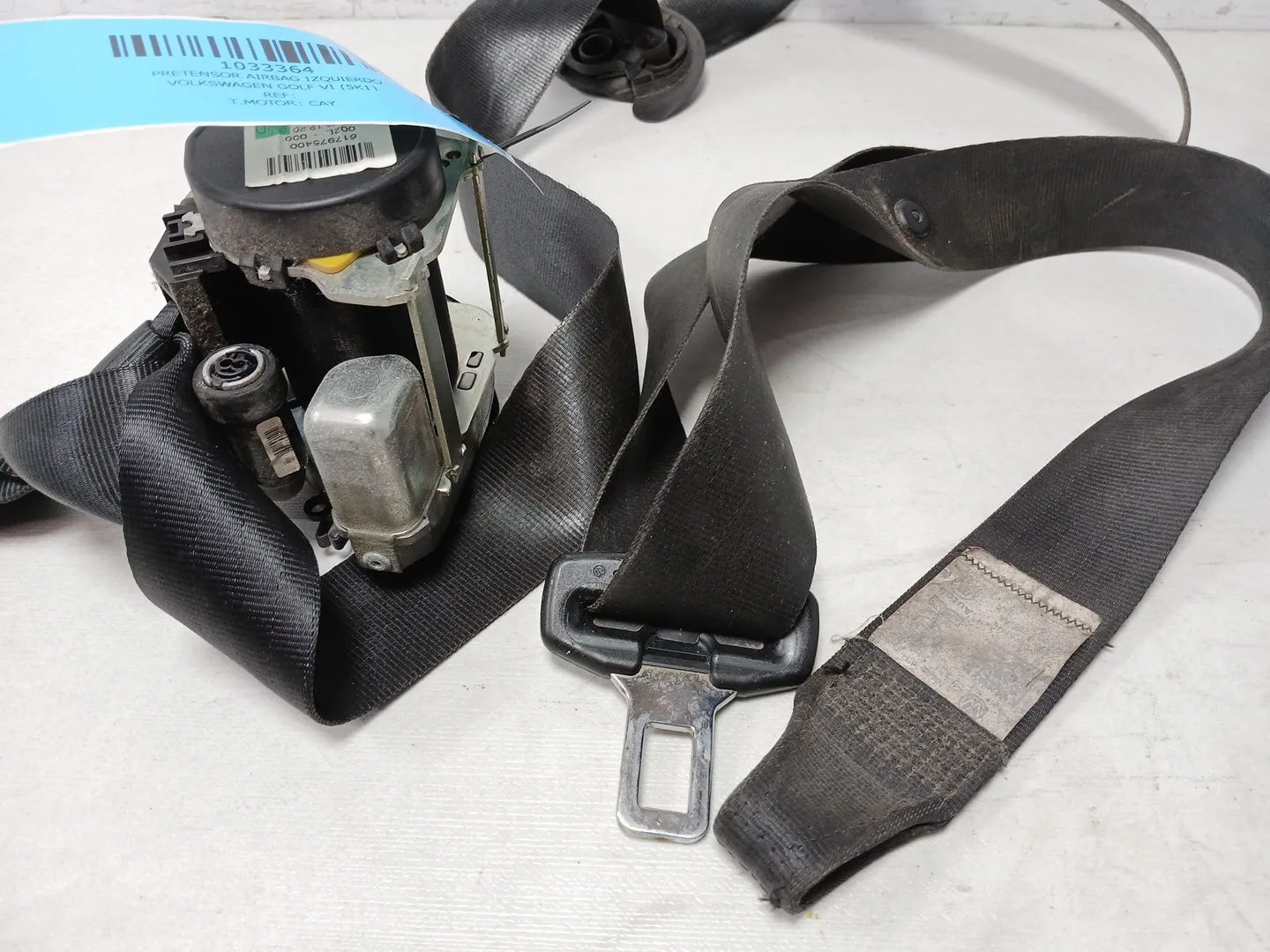 Pretensor Airbag Izquierdo para Volkswagen Golf Vi (5K1)