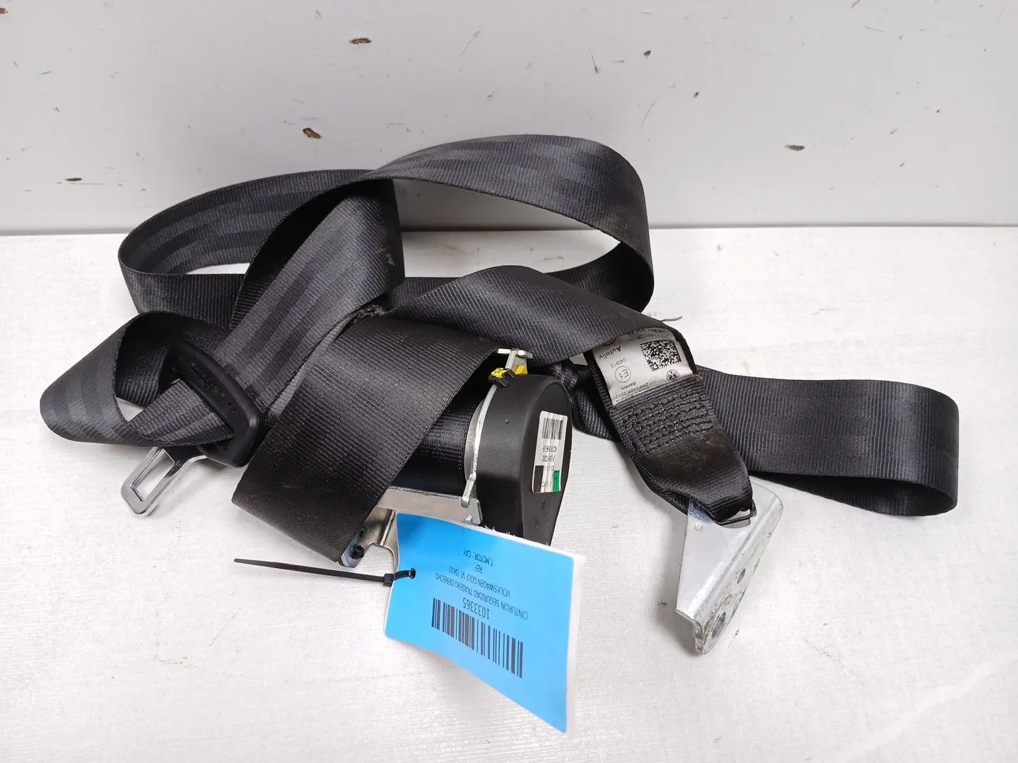 Cinturon Seguridad Trasero Derecho para Volkswagen Golf Vi (5K1)