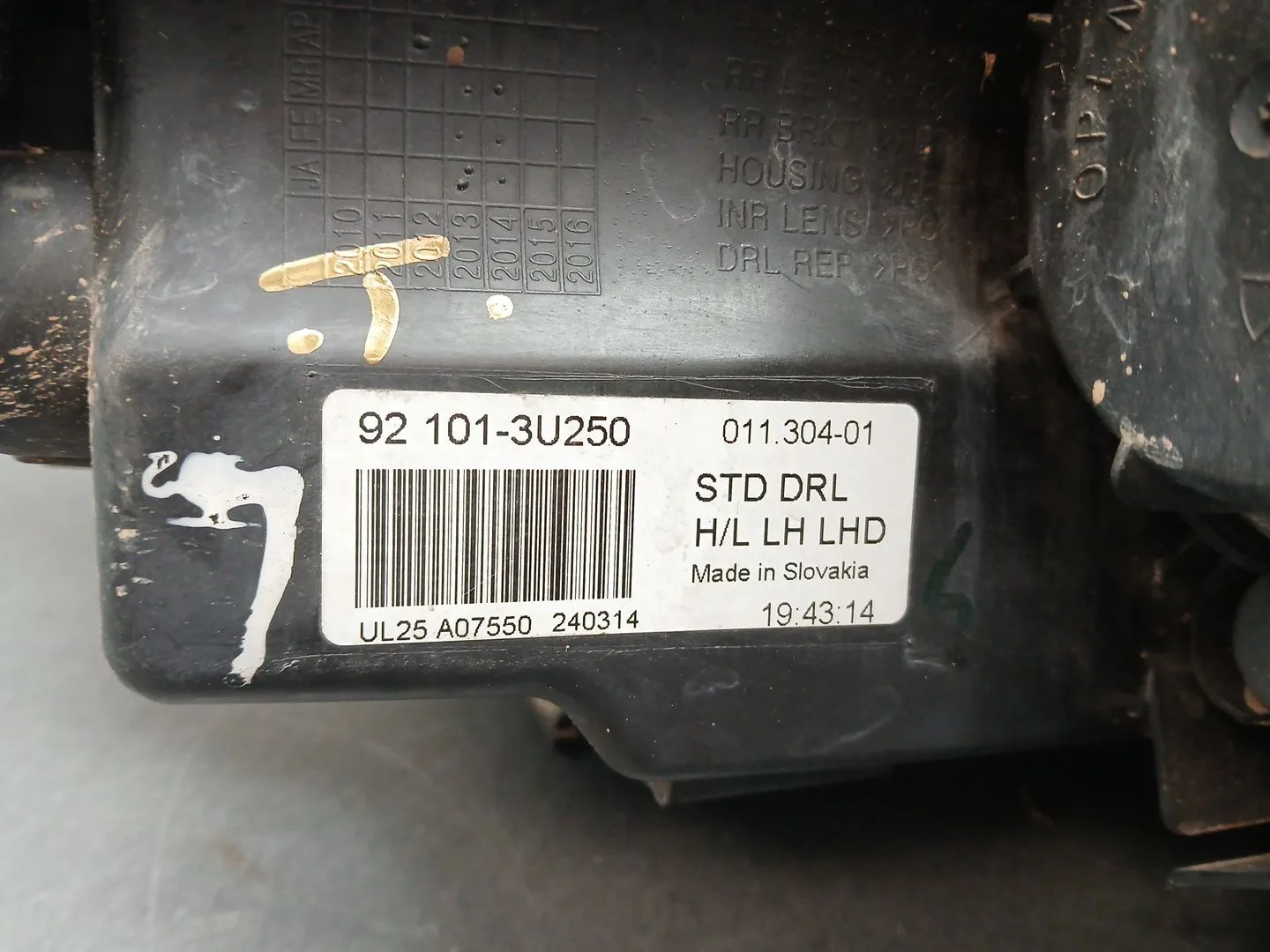 Faro Izquierdo para Kia Sportage Iii (Sl)