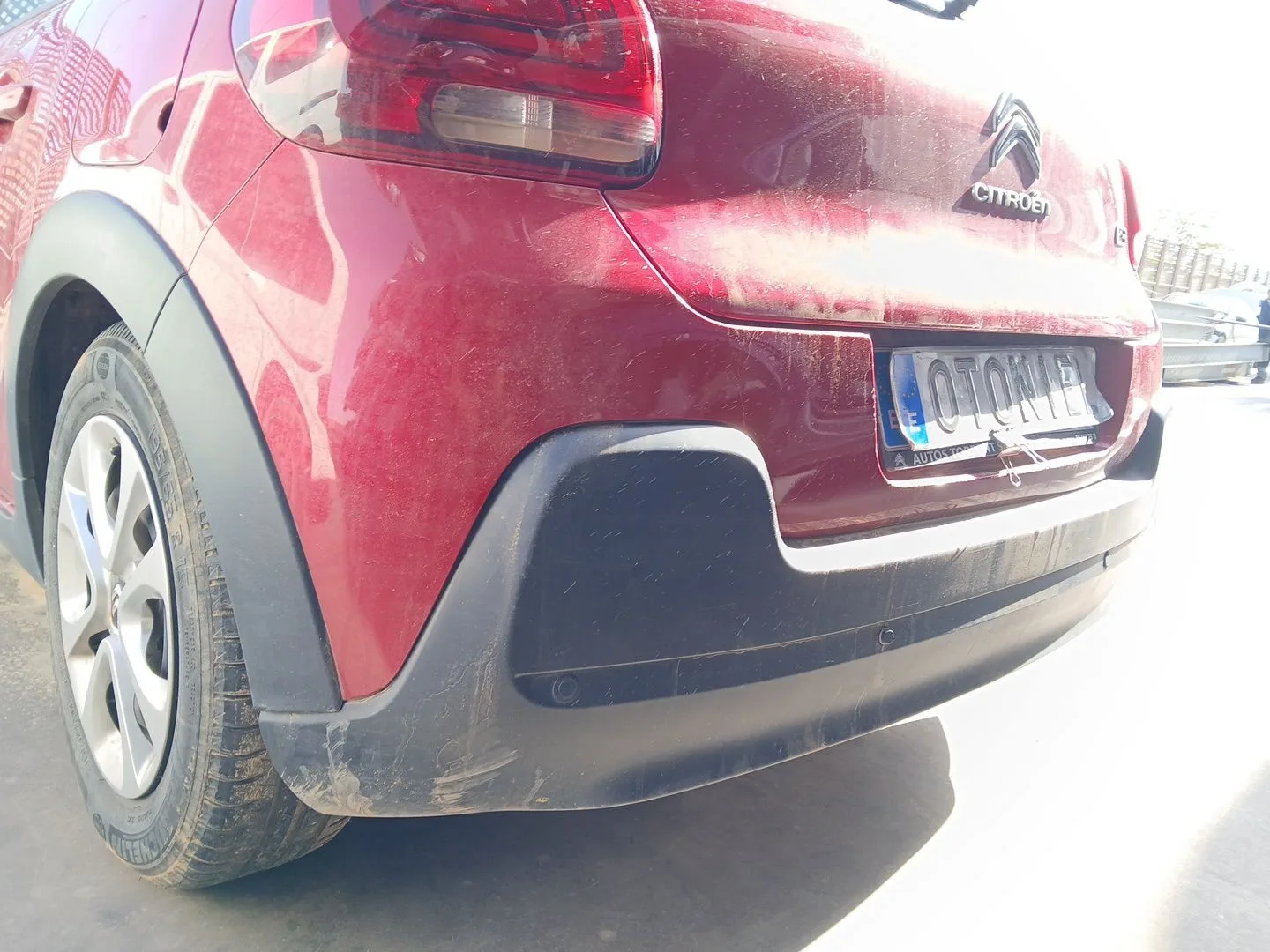 Paragolpes Trasero para Citroën C3 Iii (Sx)