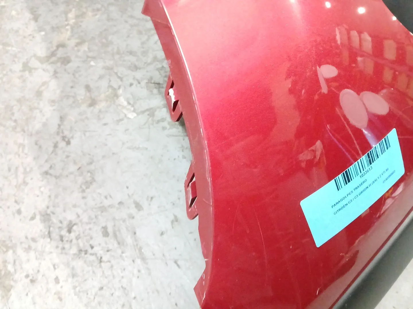 Paragolpes Trasero para Citroën C3 Iii (Sx)