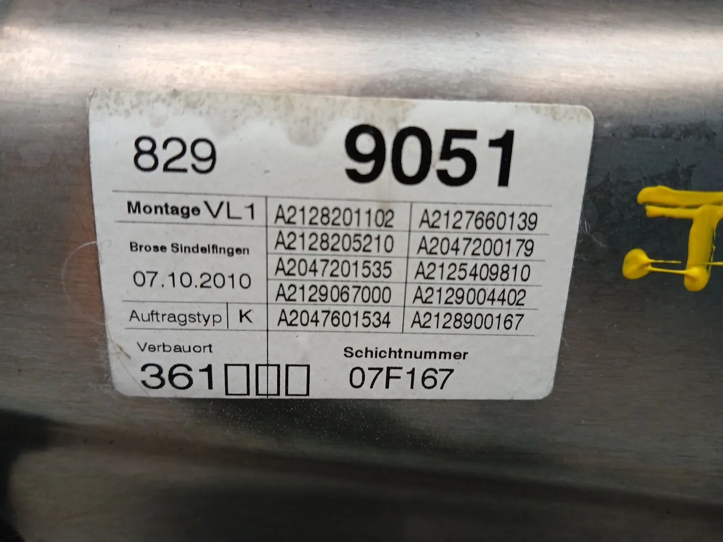 Elevalunas Delantero Izquierdo para Mercedes-Benz Clase E (W212) Lim.