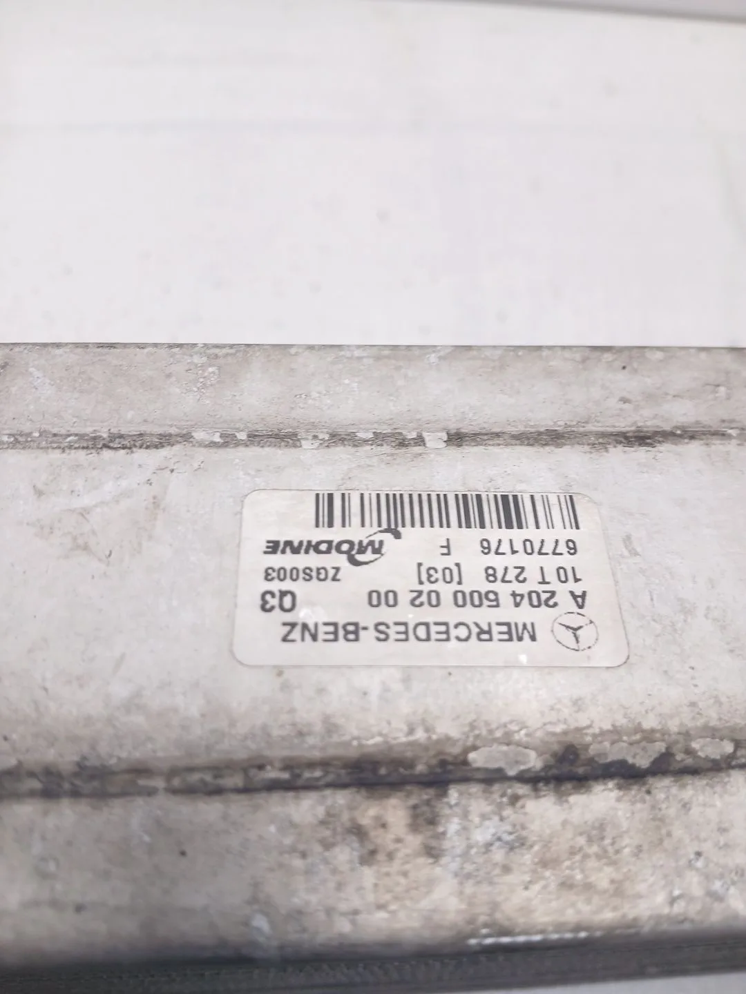 Intercooler para Mercedes-Benz Clase E (W212) Lim.