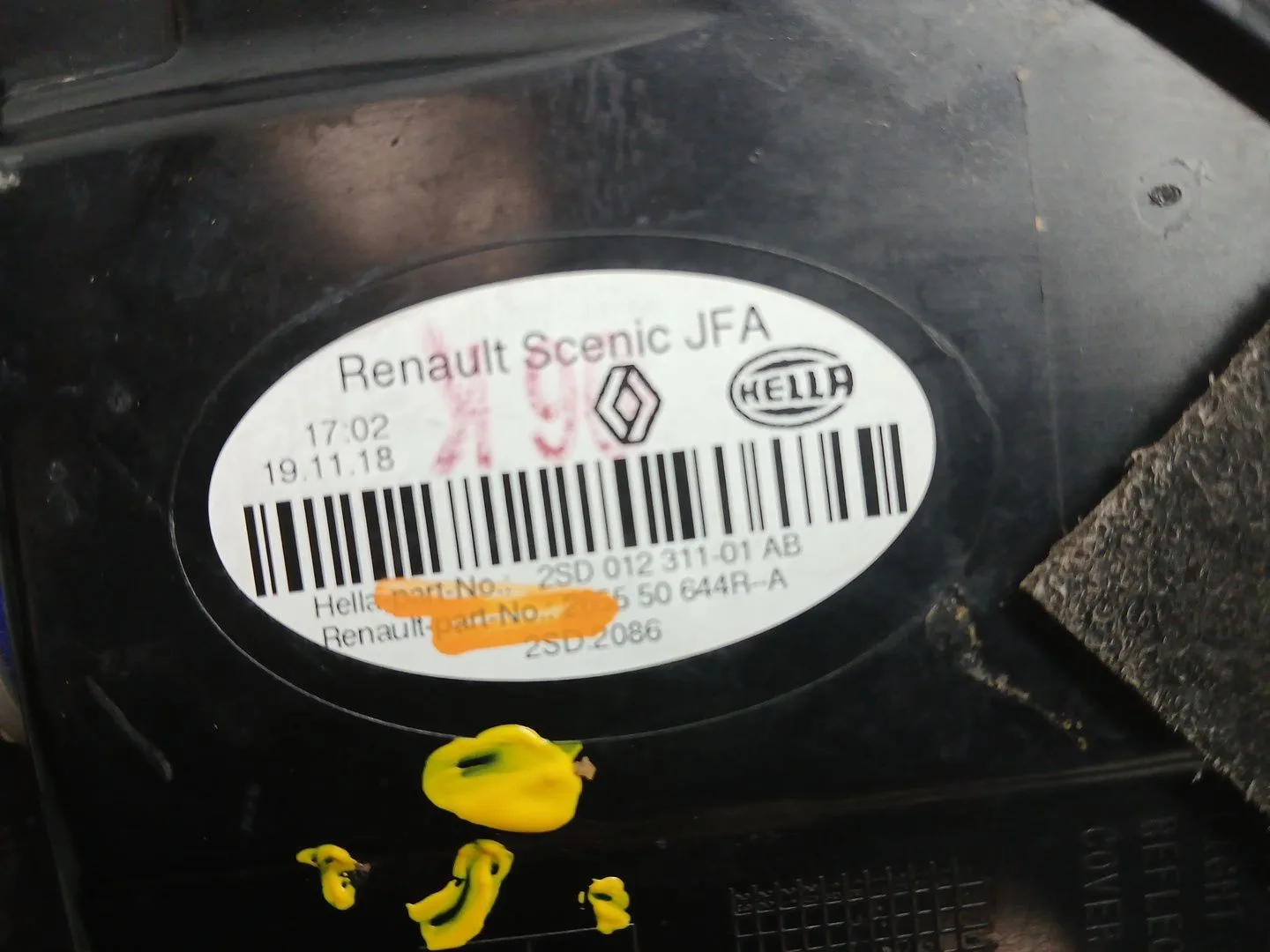 Piloto Trasero Izquierdo para Renault Scenic Iv (J9_)