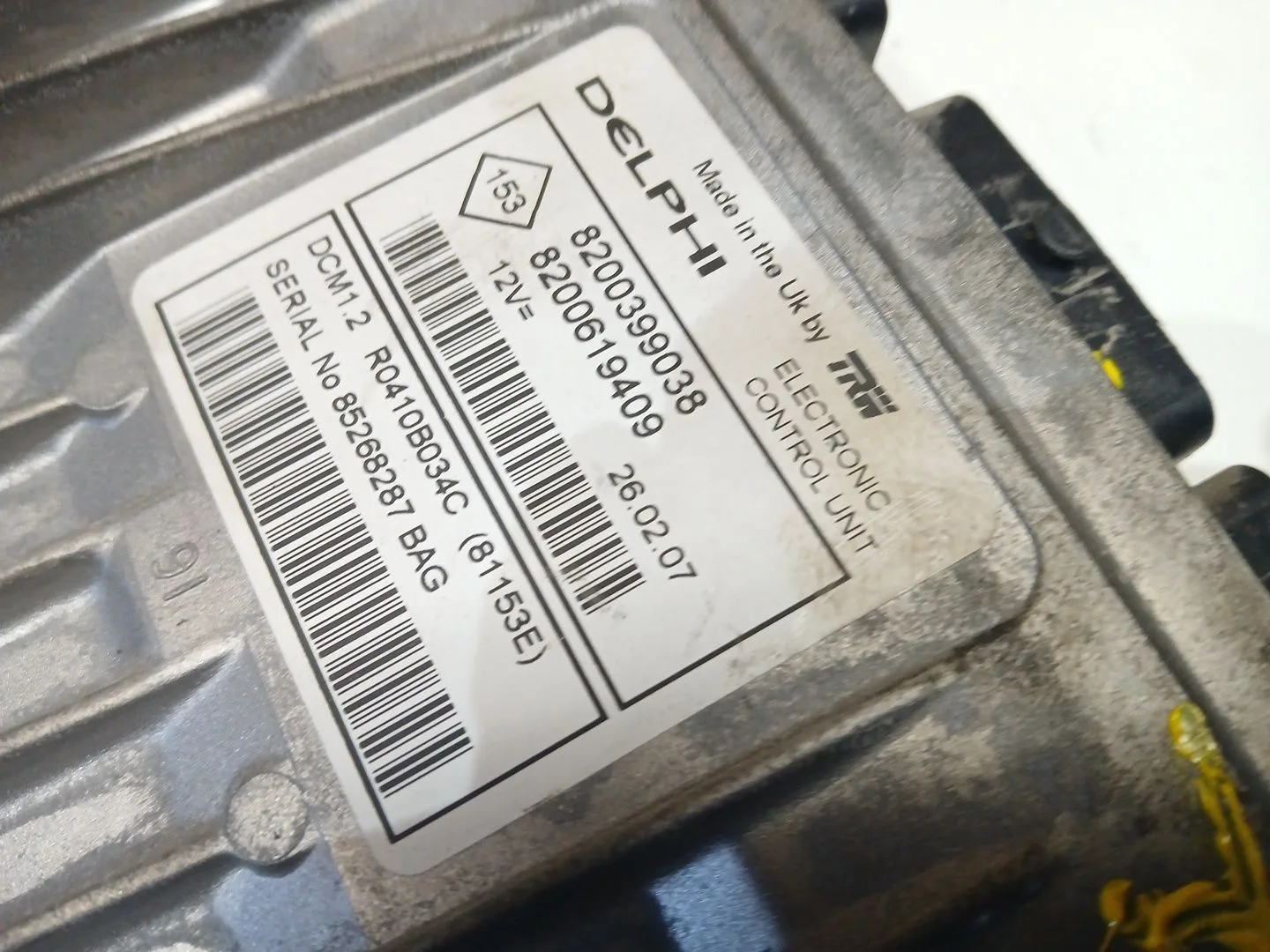 Centralita Motor Uce para Renault Megane Ii Hatchback Van (Km0/2_)