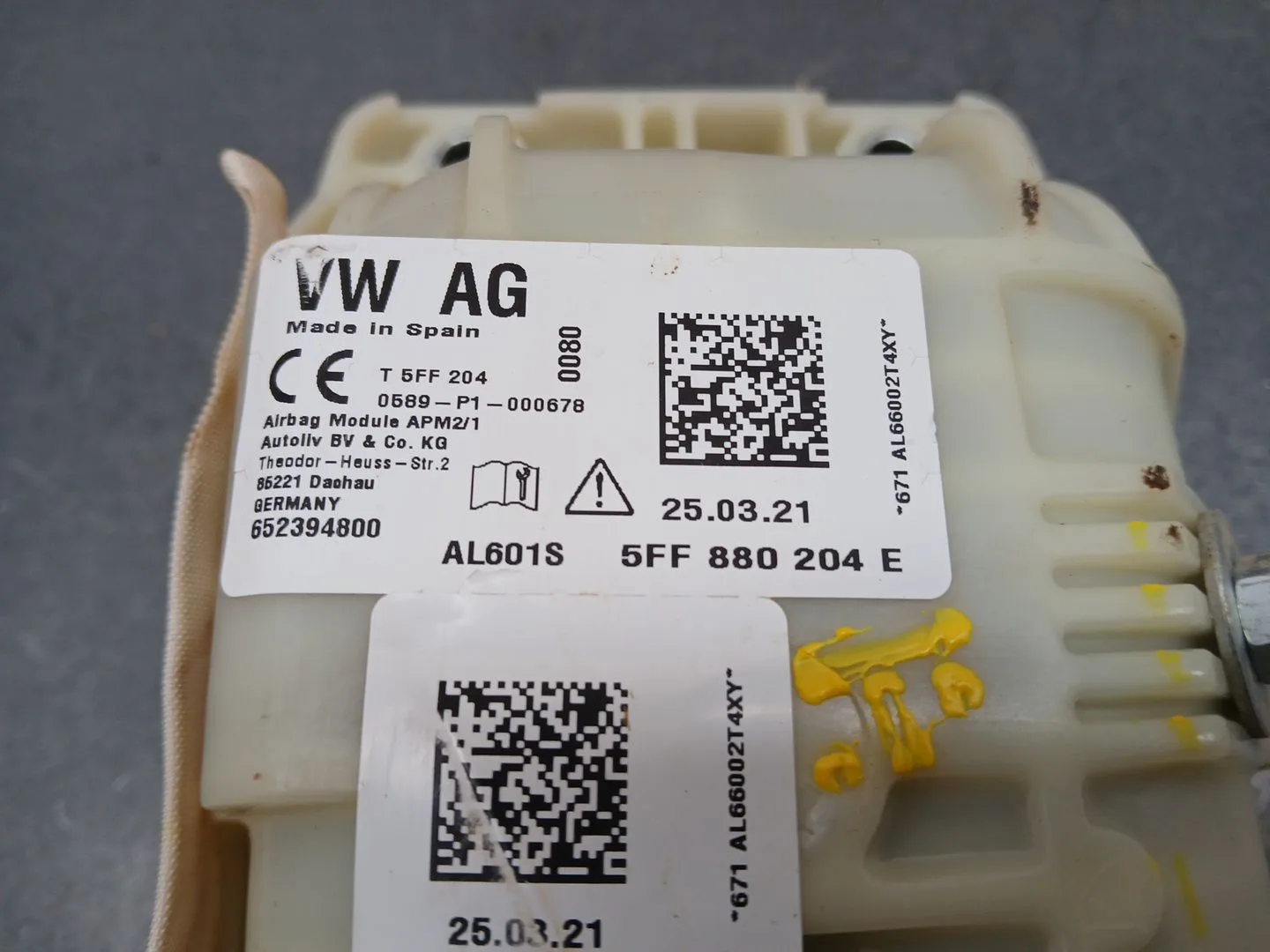 Kit Airbag para Cupra Formentor (Km7, Kmp)