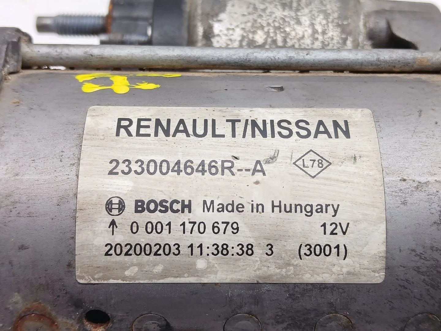 Motor Arranque para Renault Captur Ii